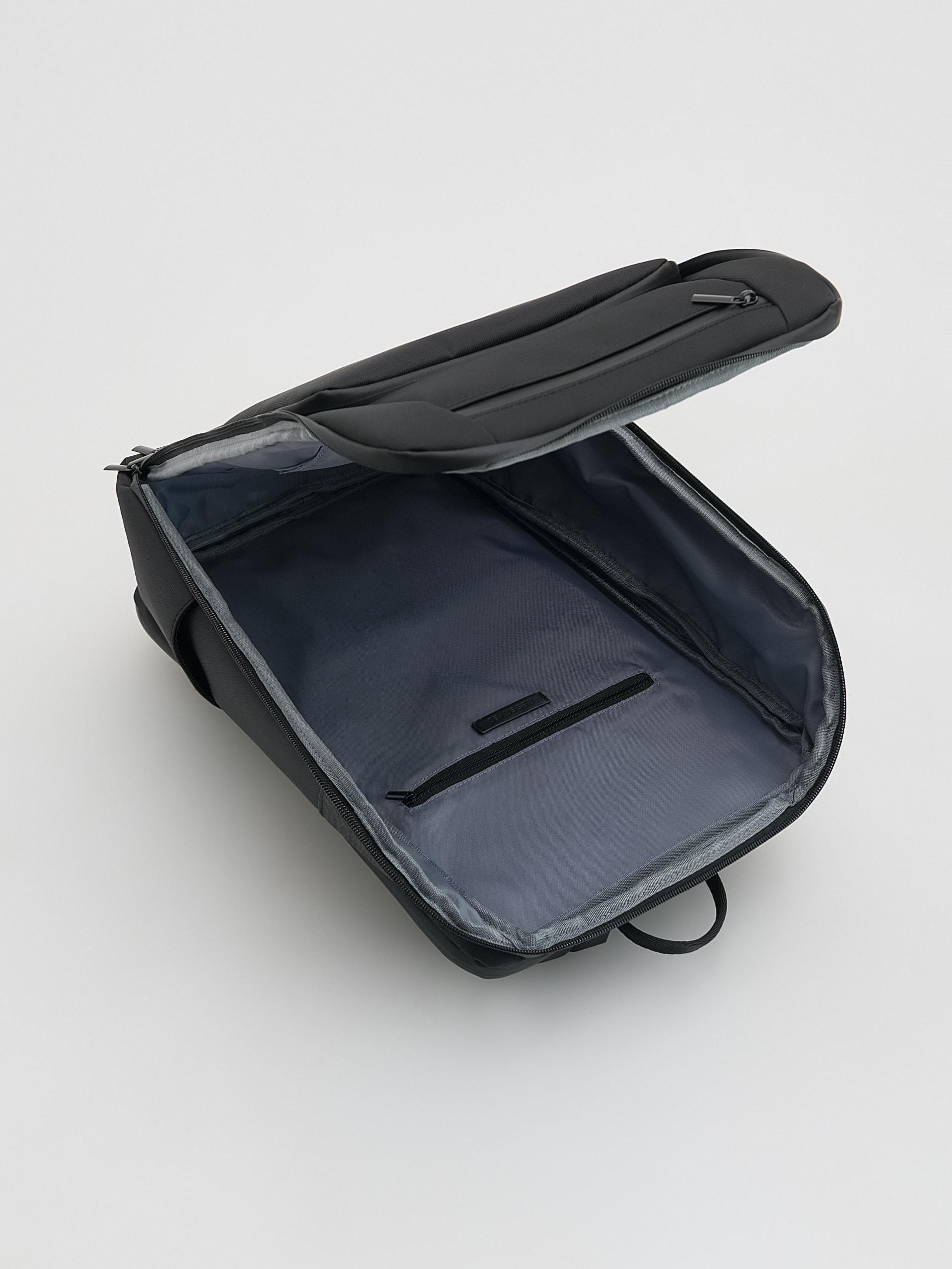 Black Travel Backpack, Black, medium