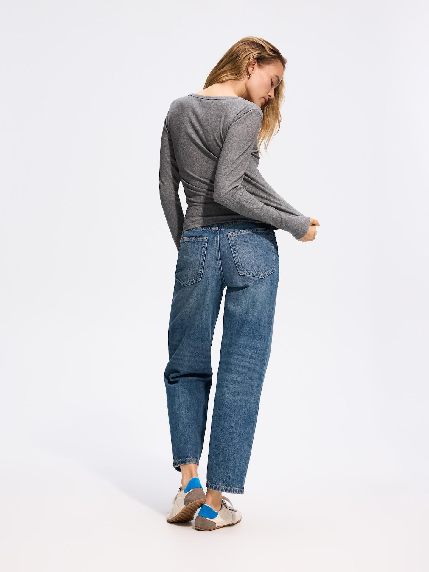 Grey Cotton Rich Long Sleeve T-Shirt, Light grey, medium