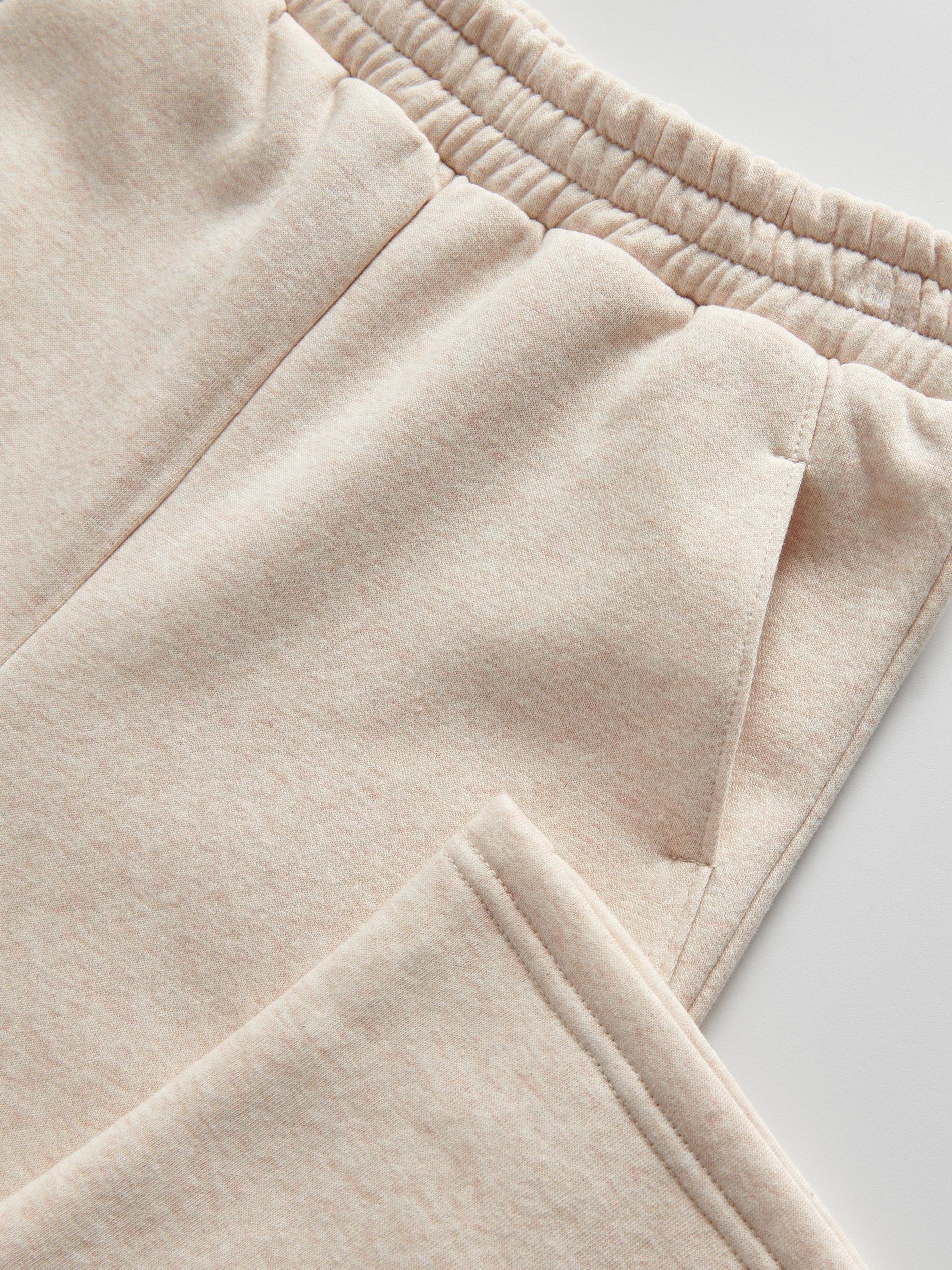 Beige Straight Sweatpants, Kids Girls, , large image number 4