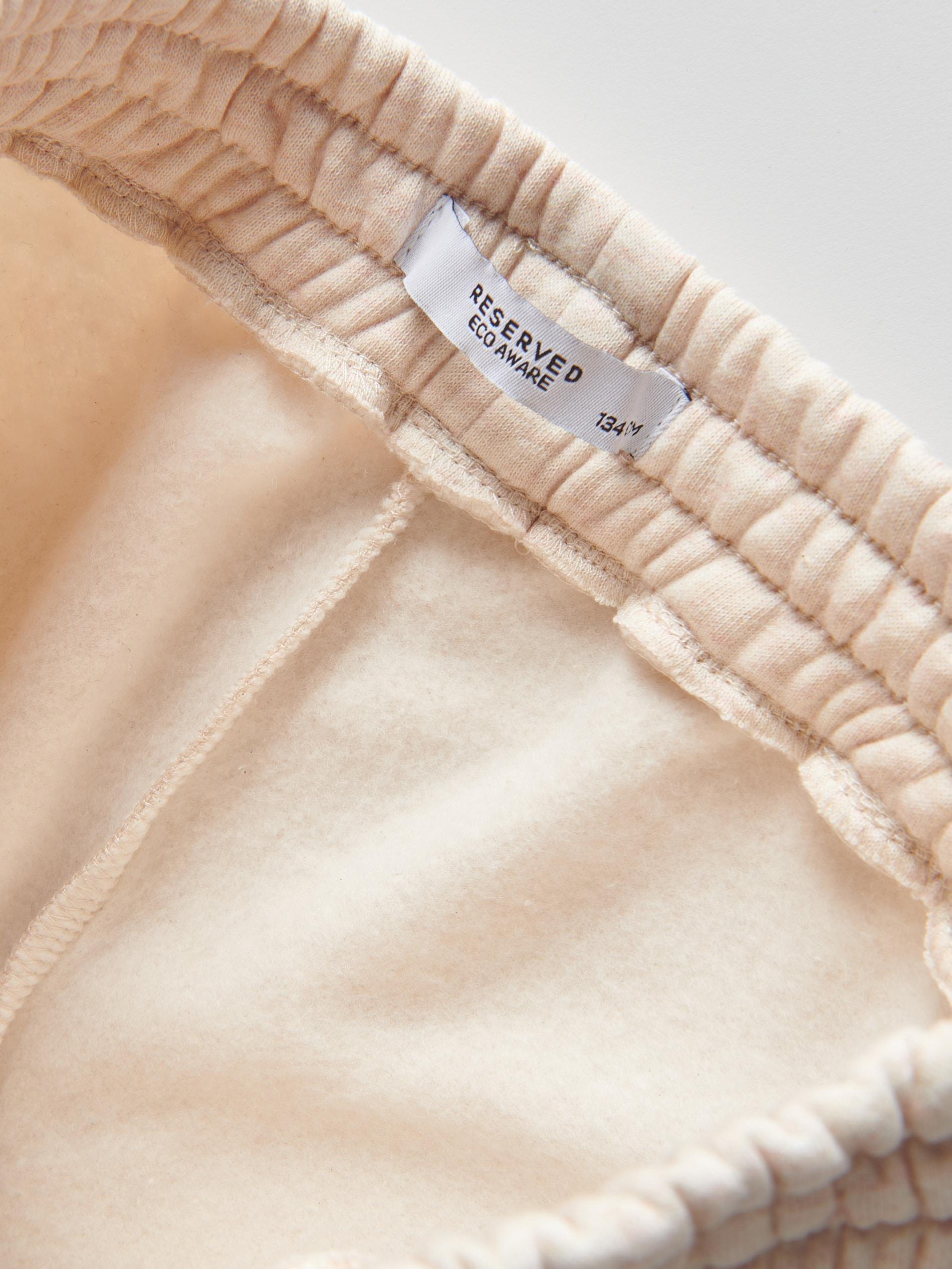 Beige Straight Sweatpants, Kids Girls, , large image number 5