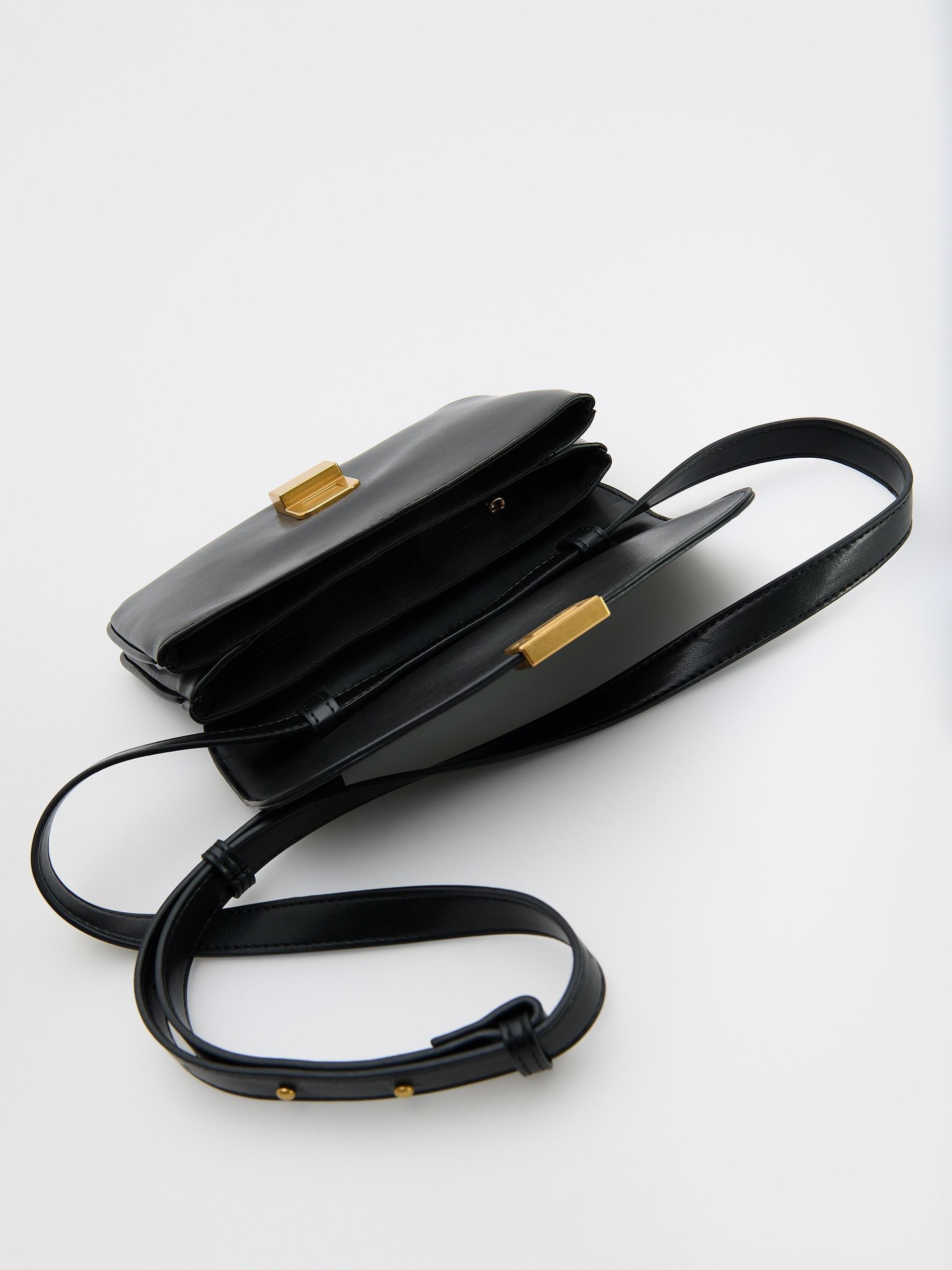Black Handbag, Black, large image number 2
