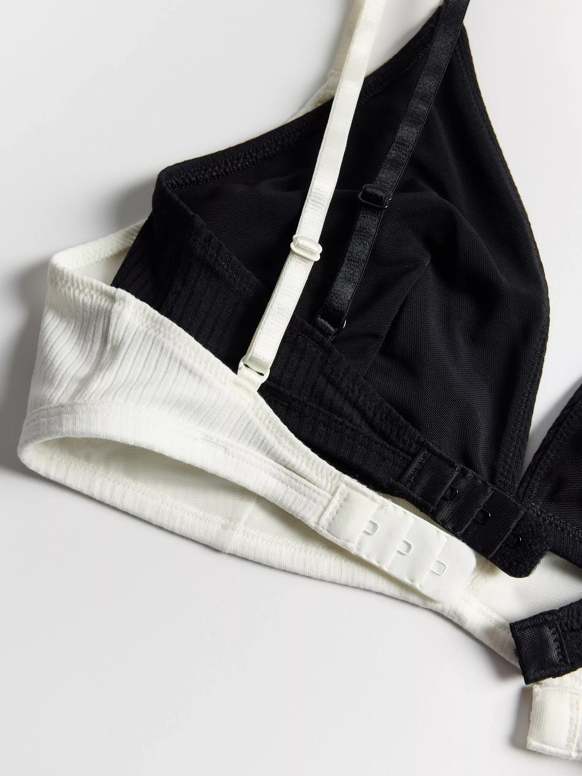 Black Brassiere Multi, Black, large image number 4