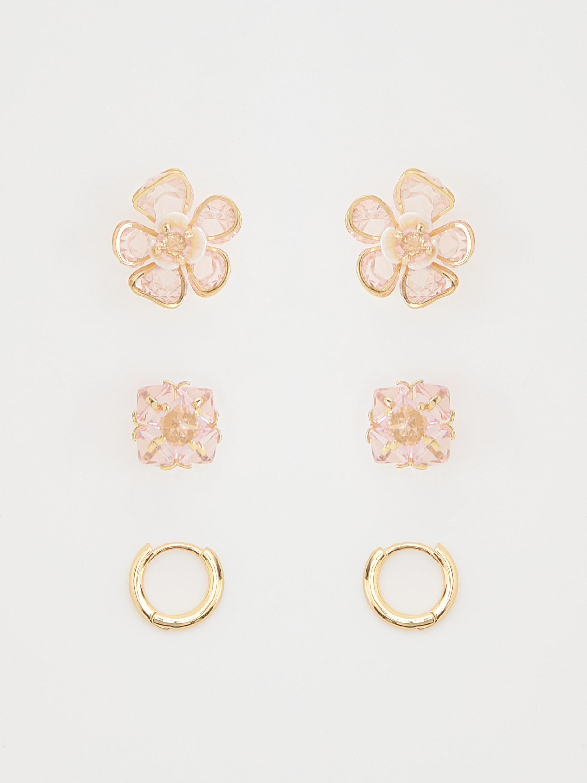 Multicolour Earrings Set, Multicolor, large image number 0