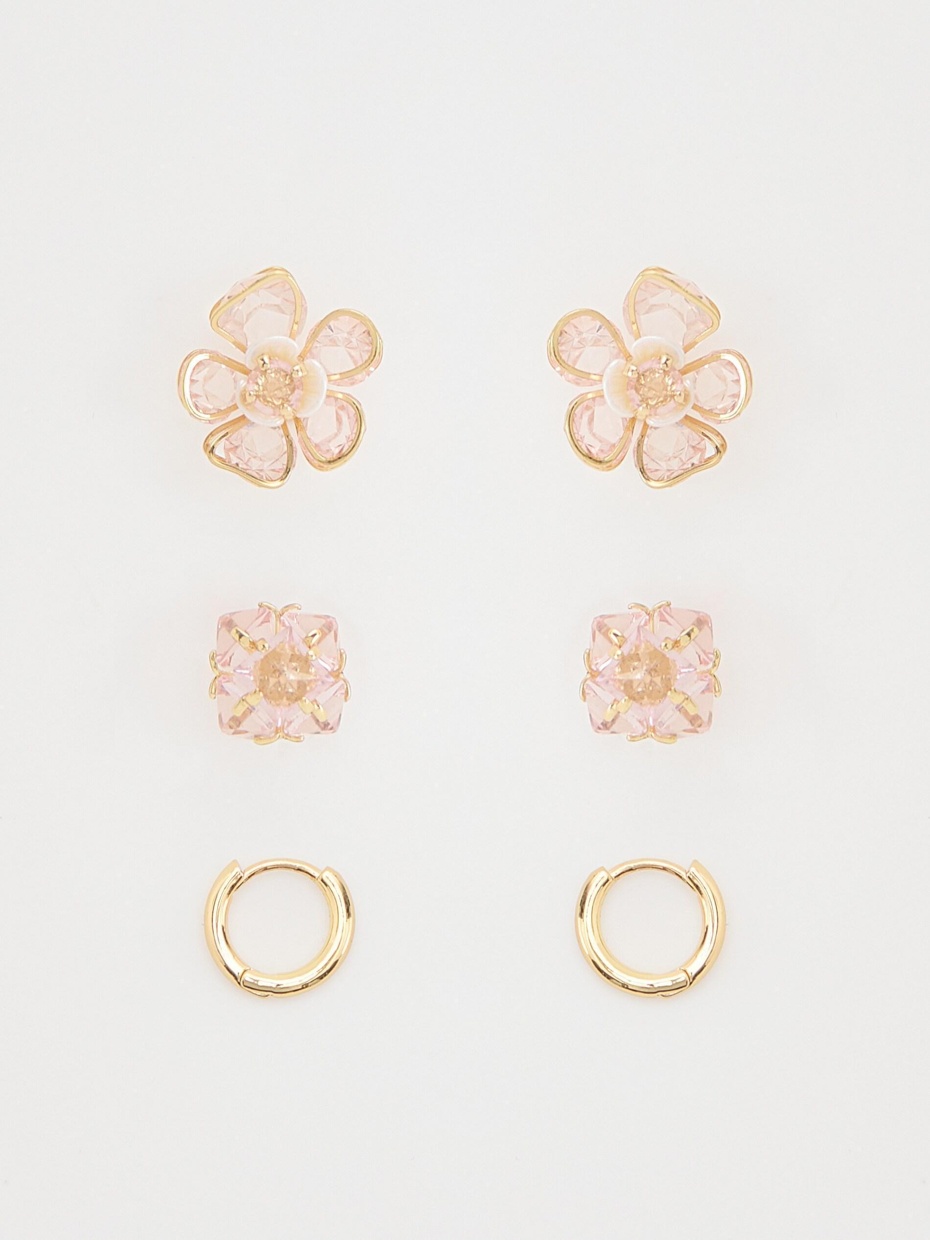 Multicolour Earrings Set, Multicolor, large image number 0