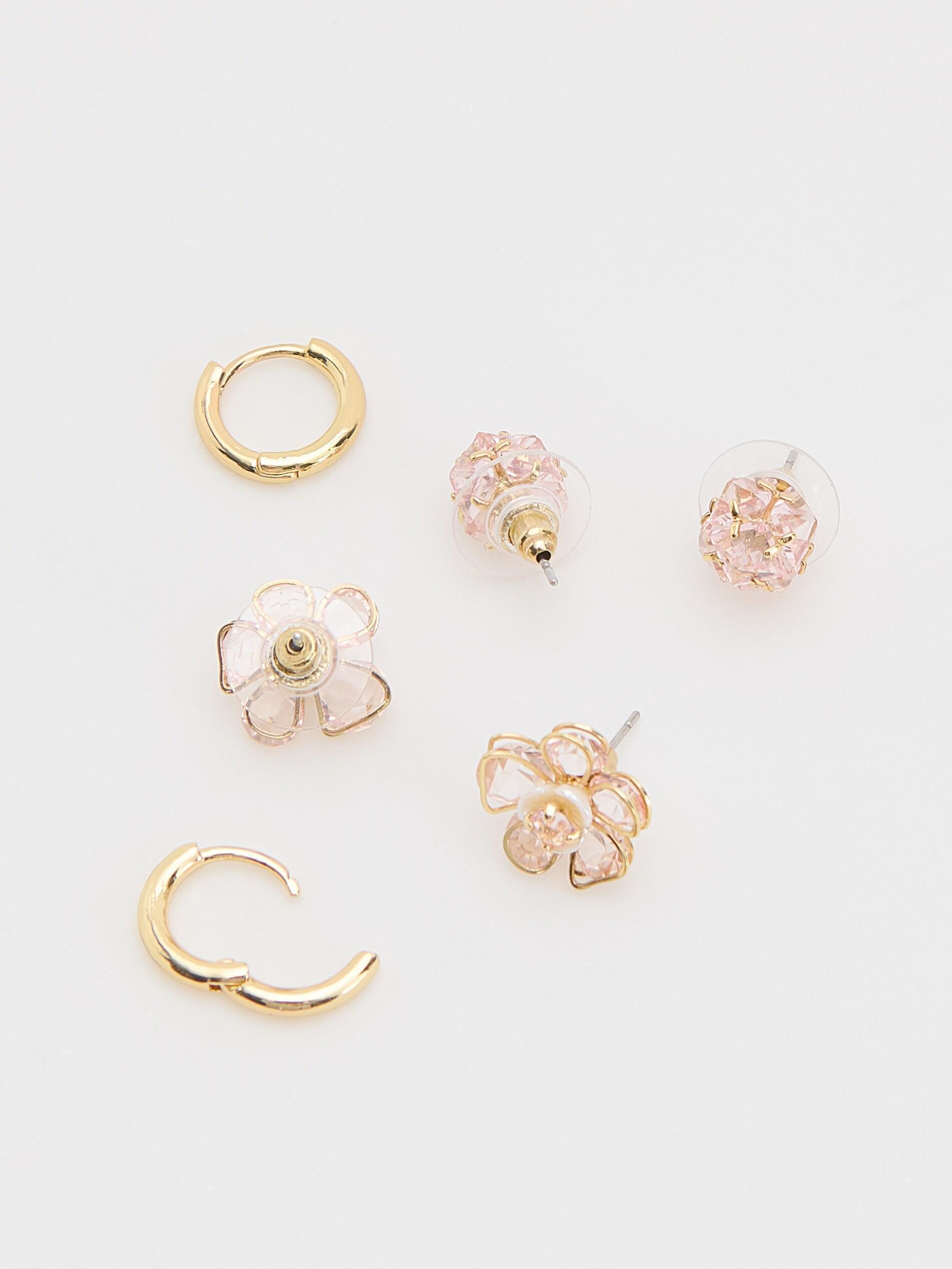 Multicolour Earrings Set, Multicolor, large image number 1