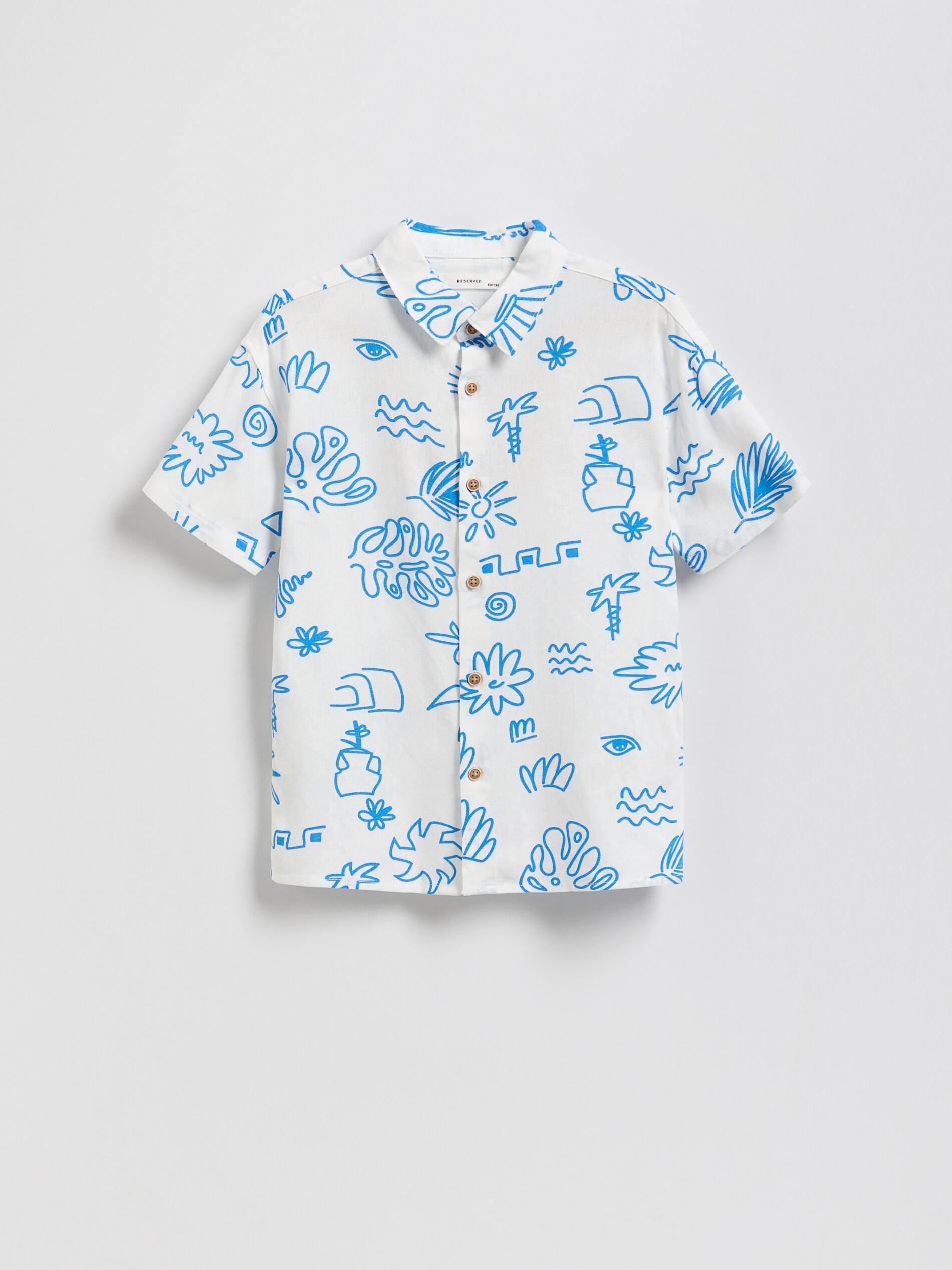 Cream Regular Fit Shirt, Ivory, medium