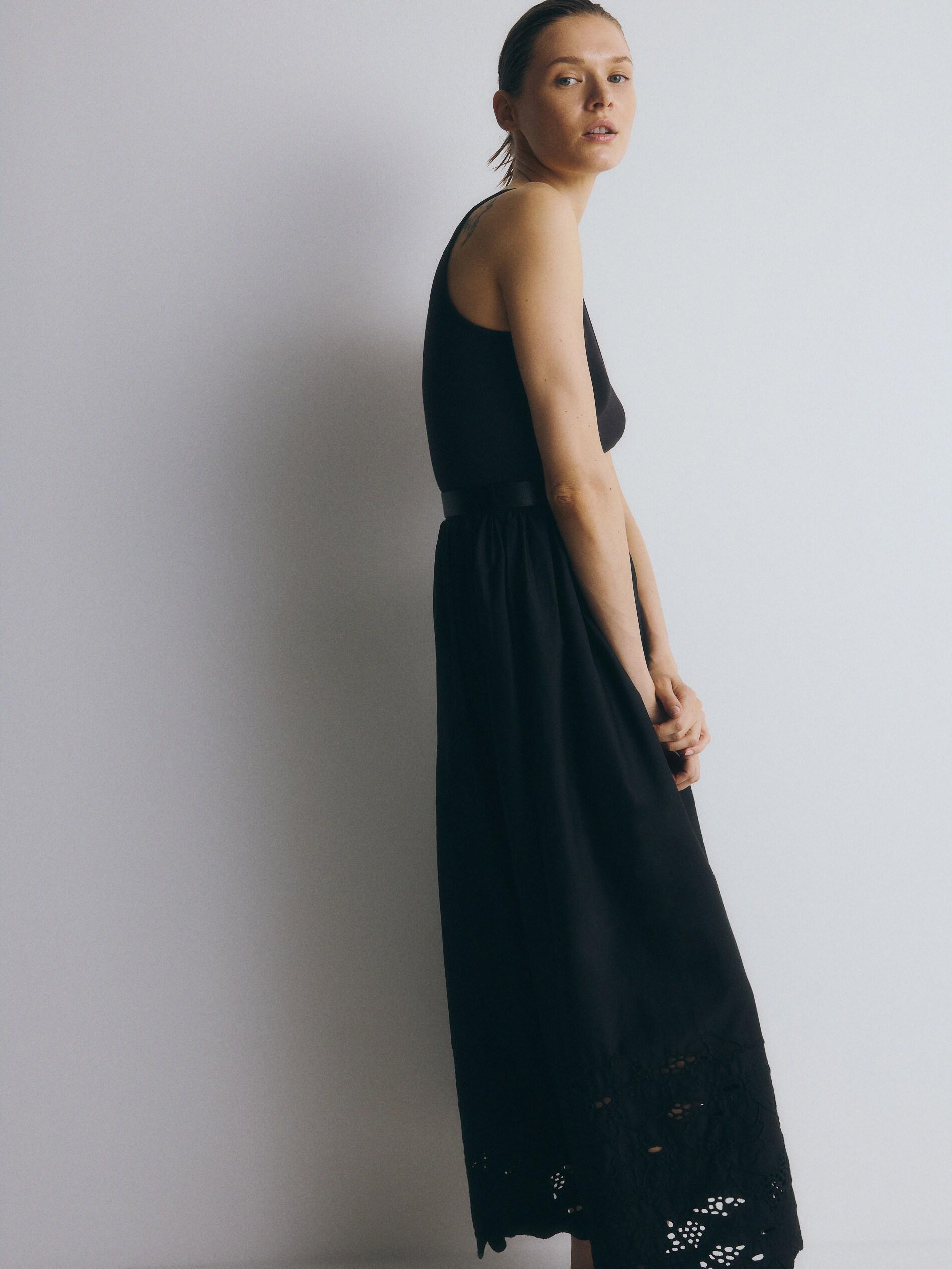 Maxi Dress With Belt, , large image number 1