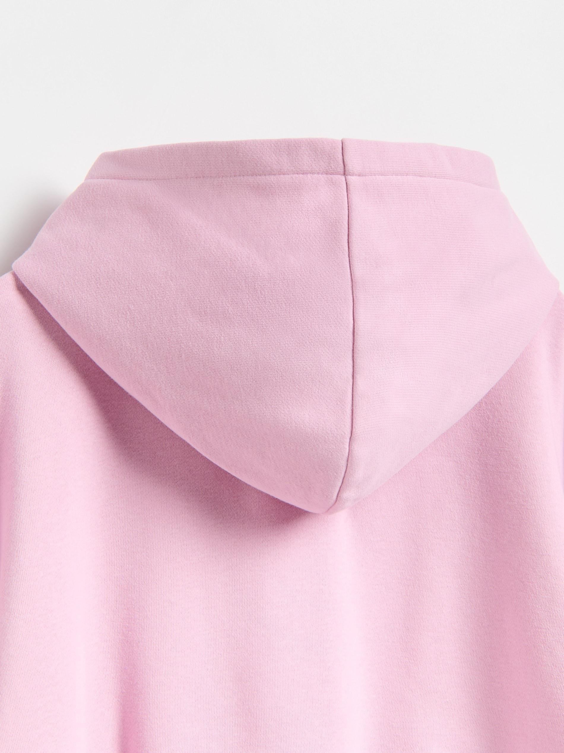 Purple Loose Hoodie, Pink, large image number 1
