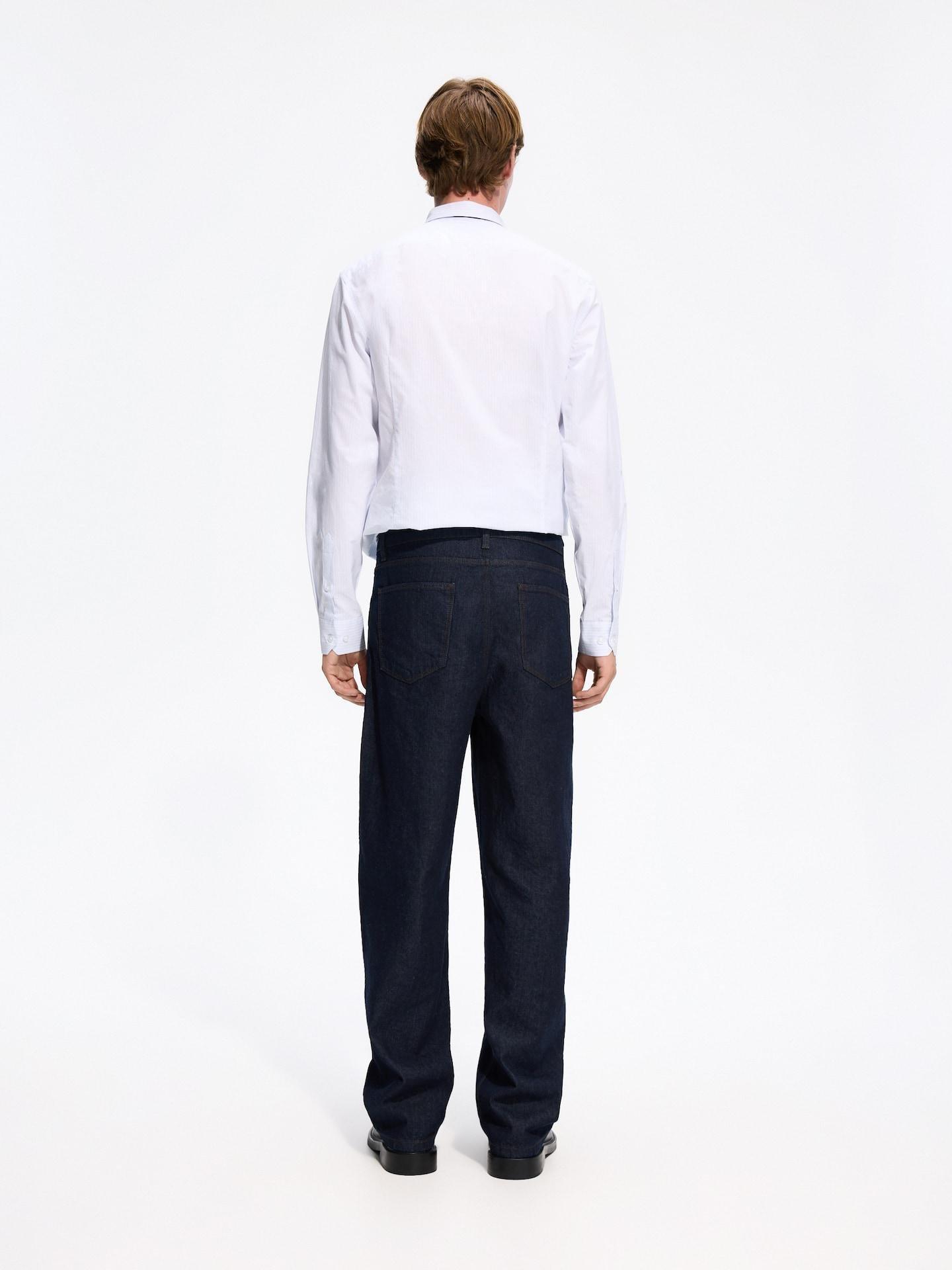 Navy Loose Fit Jeans, Blue, large image number 2