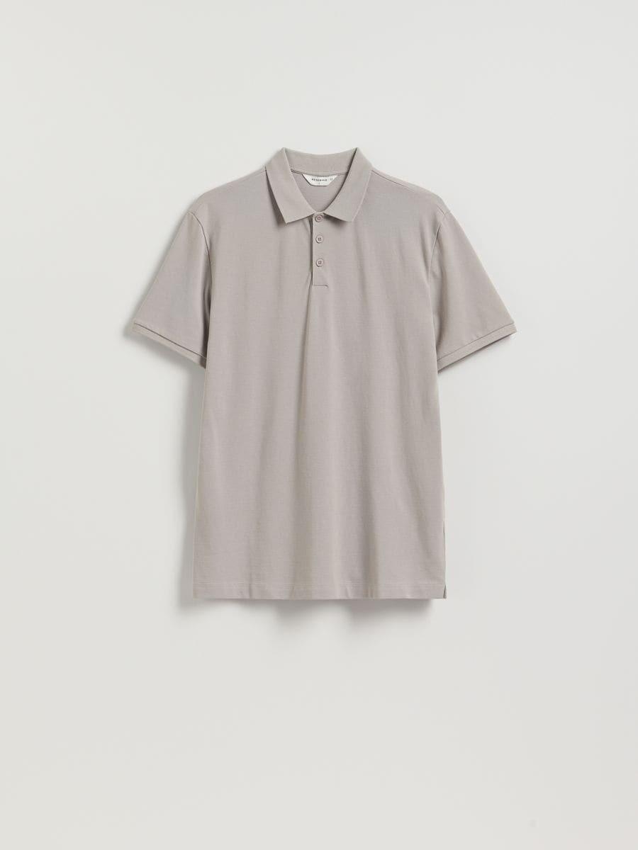 Grey Polo Shirt In Regular Fit, Light grey, medium