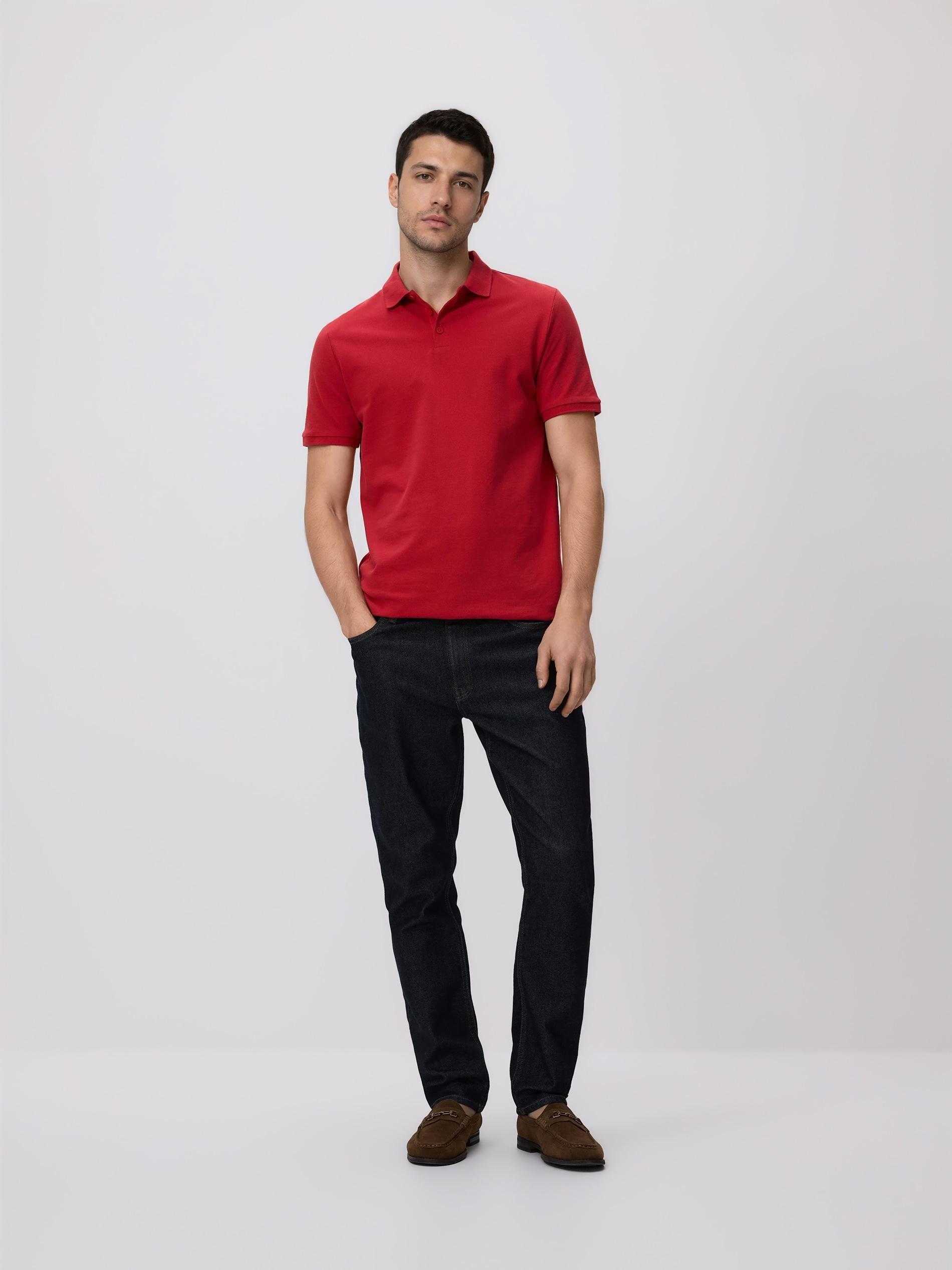 Red Regular Fit Polo Shirt, Red, large image number 1