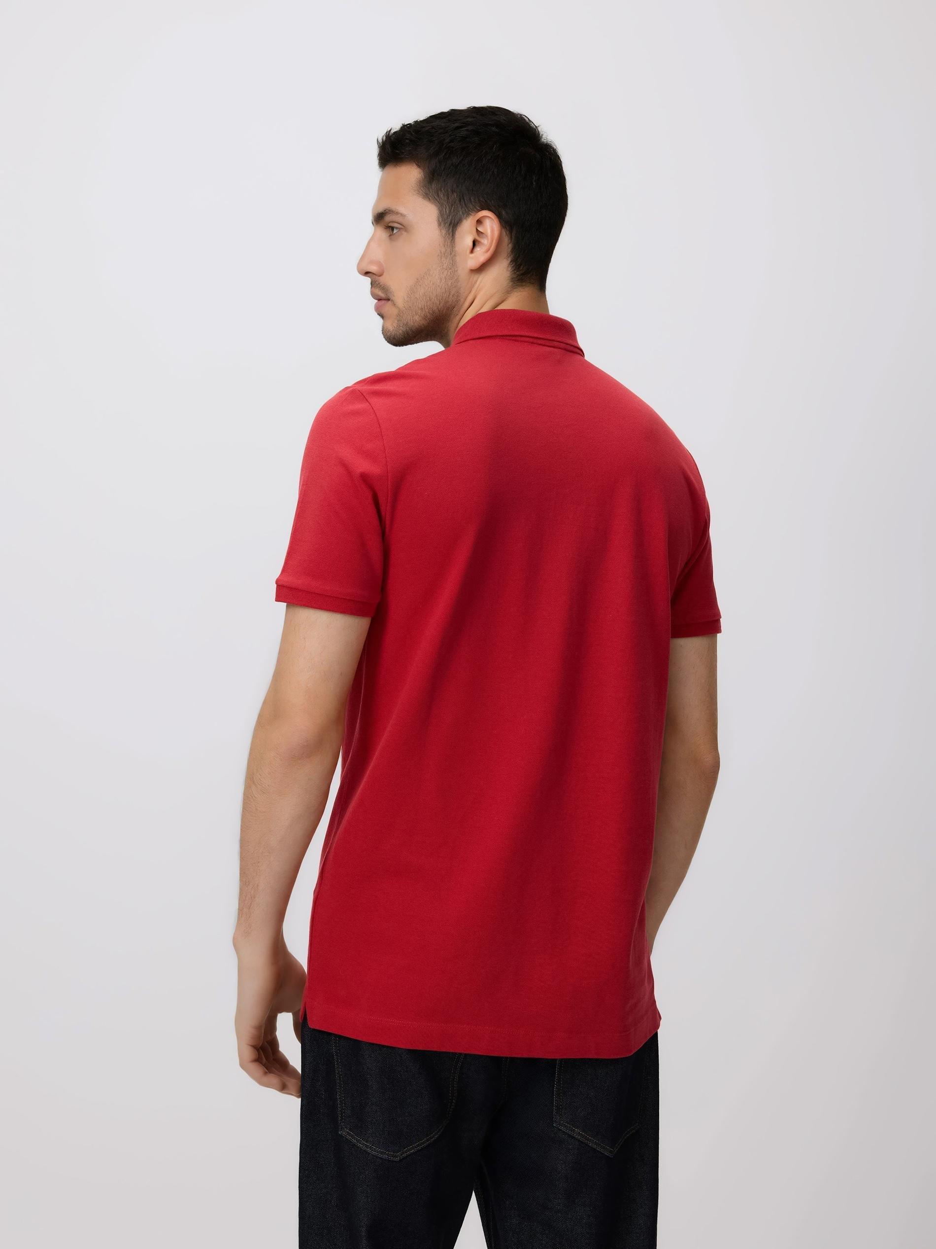 Red Regular Fit Polo Shirt, Red, large image number 2