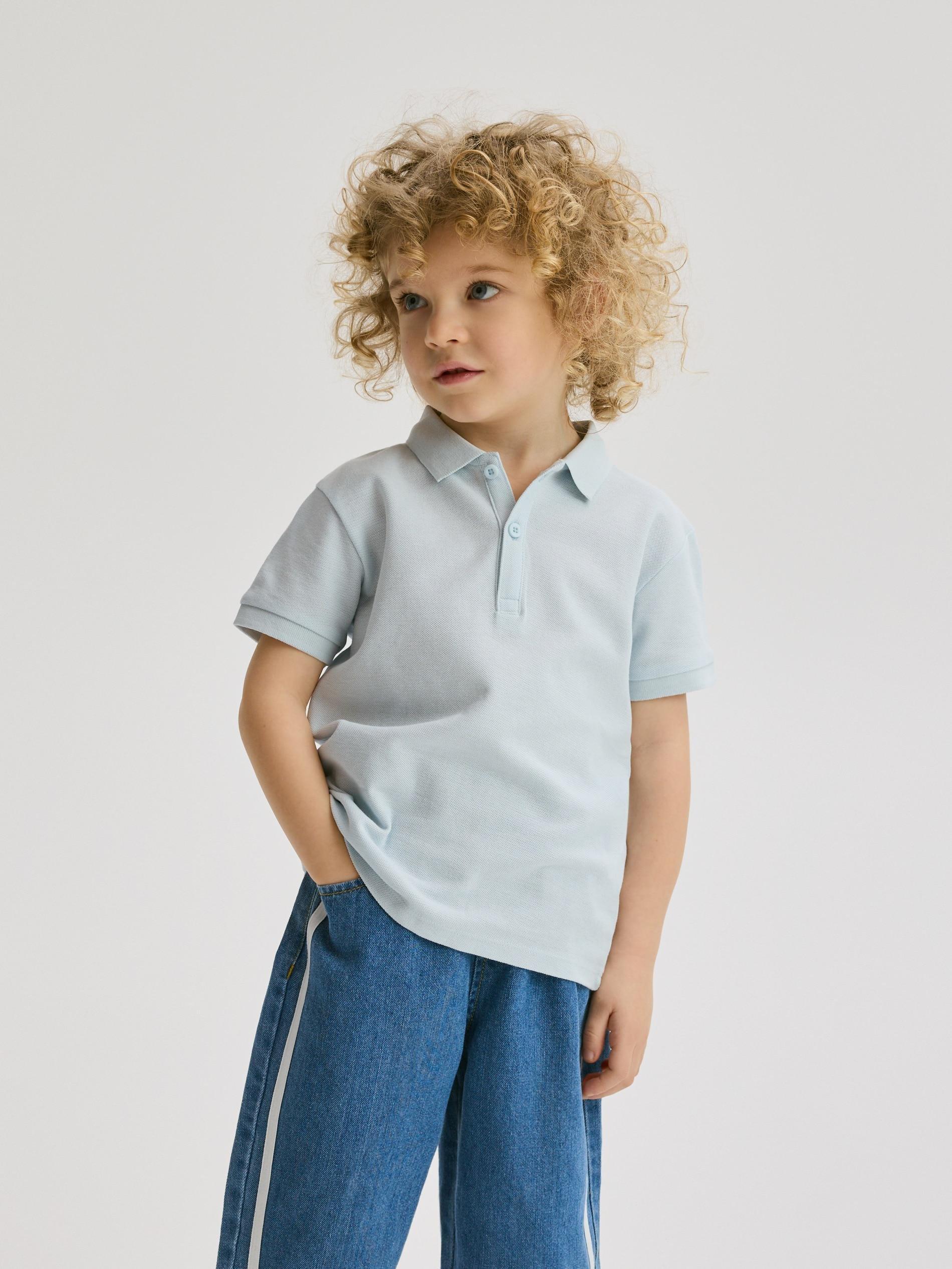 Blue Polo Shirt, Blue, large image number 0