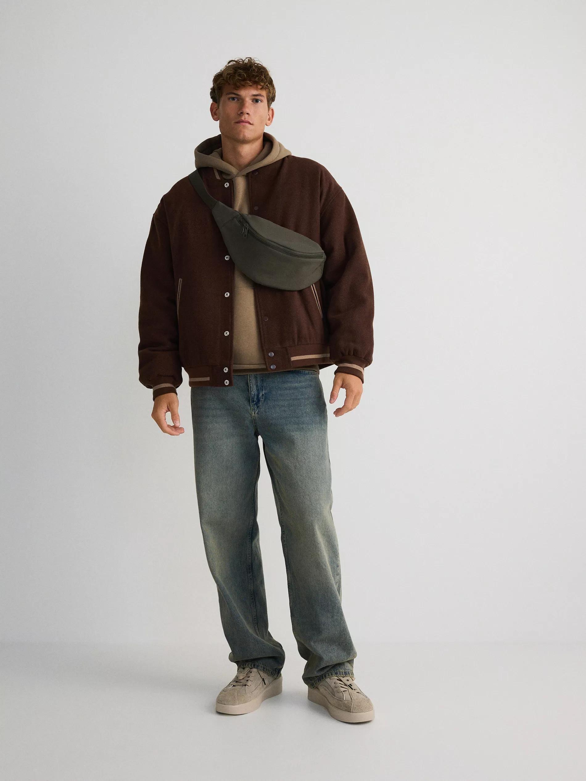 Green Zippered Bum Bag, Green, large image number 3