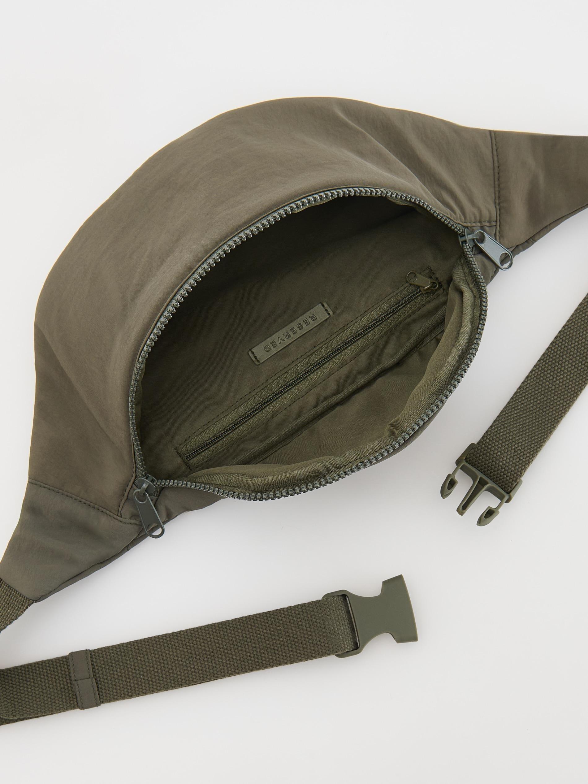 Green Zippered Bum Bag, Green, large image number 6