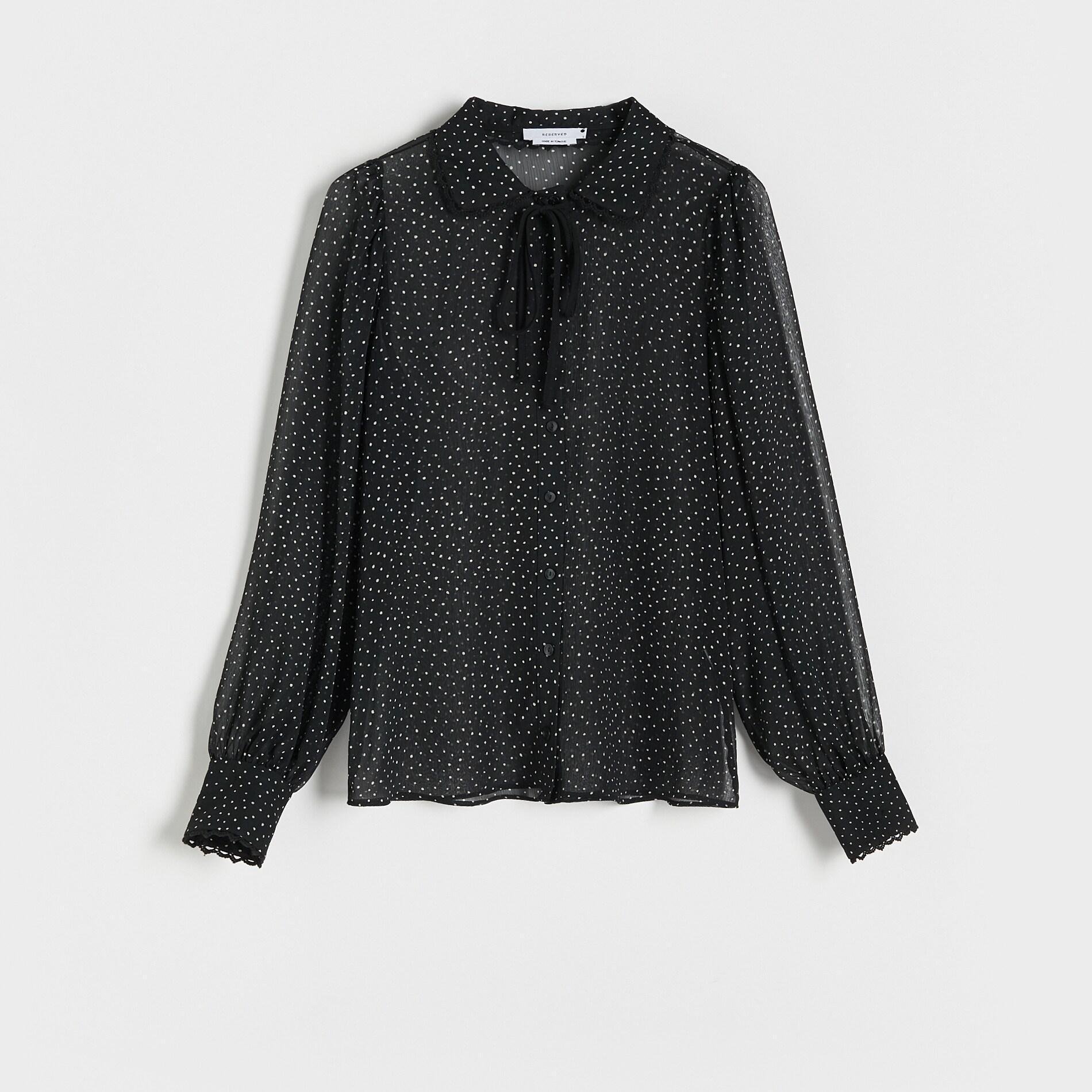 Black Polka Dot Shirt, , large image number 2