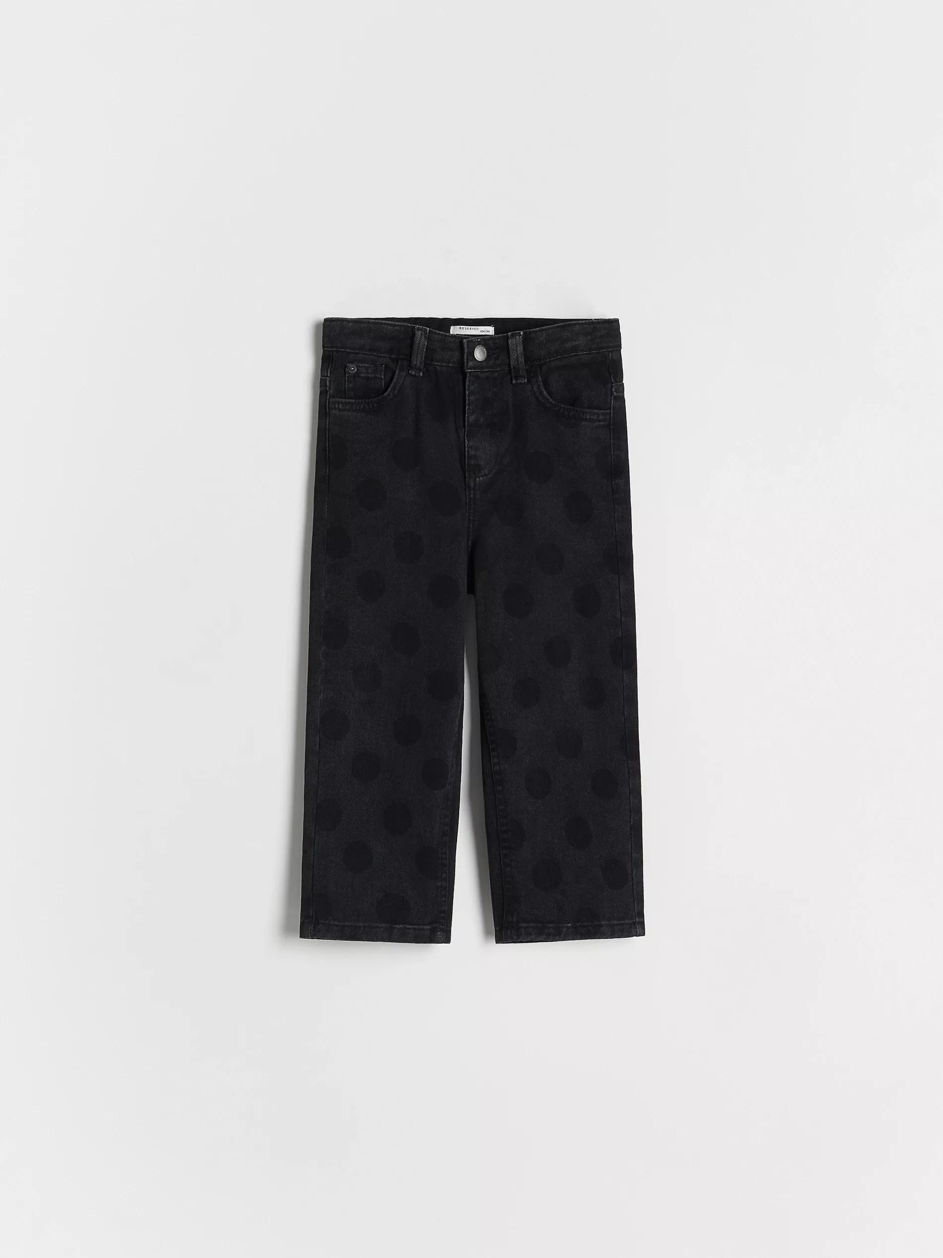 Black Distressed Jeans, Kids Girls, , large image number 0