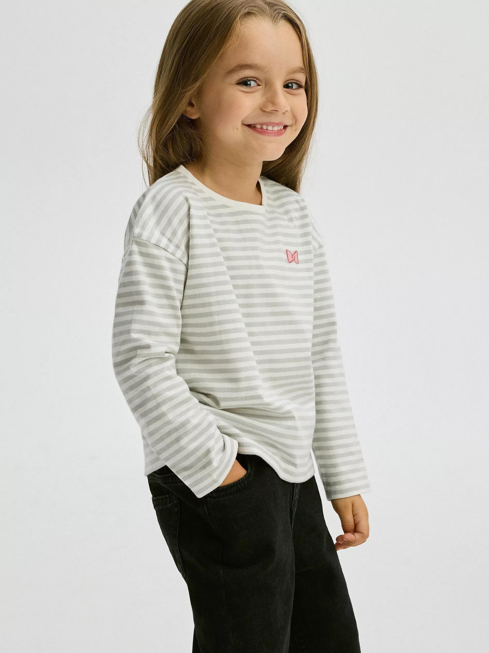 Black Distressed Jeans, Kids Girls, , large image number 5
