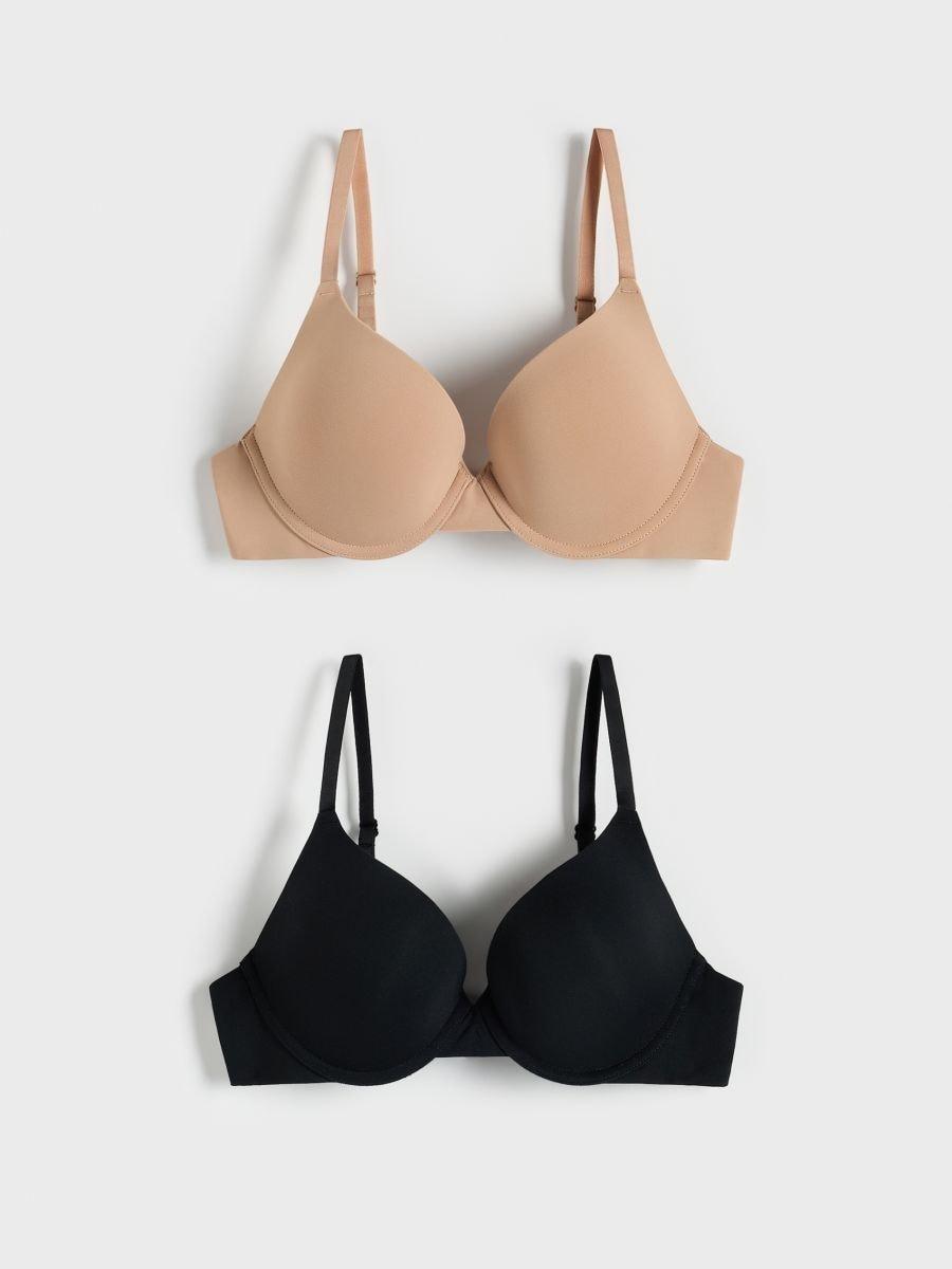 Black Push-Up Bra, 2 Pack, , large image number 1