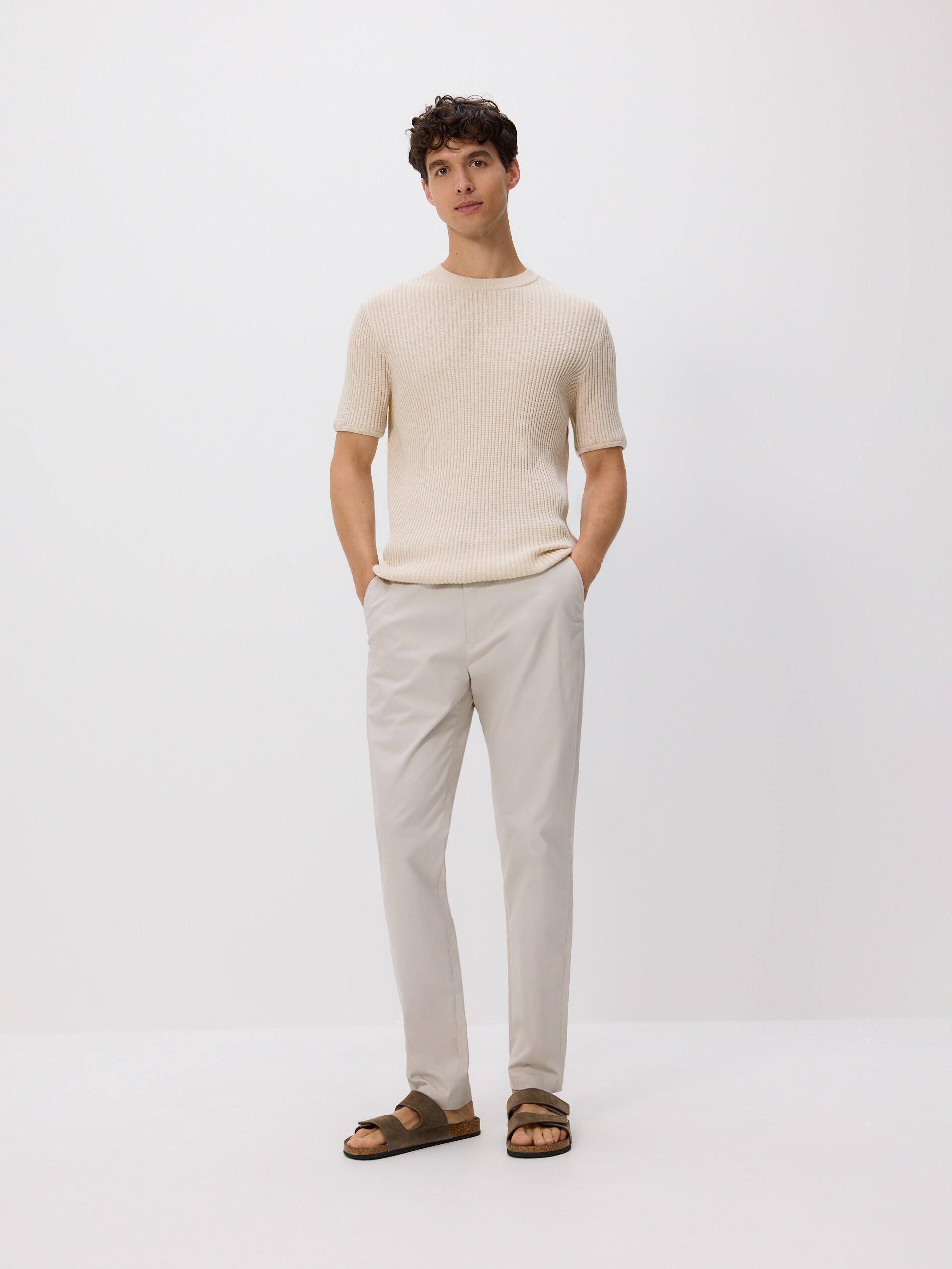 BEIGE Short-sleeved sweater, Beige, large image number 0