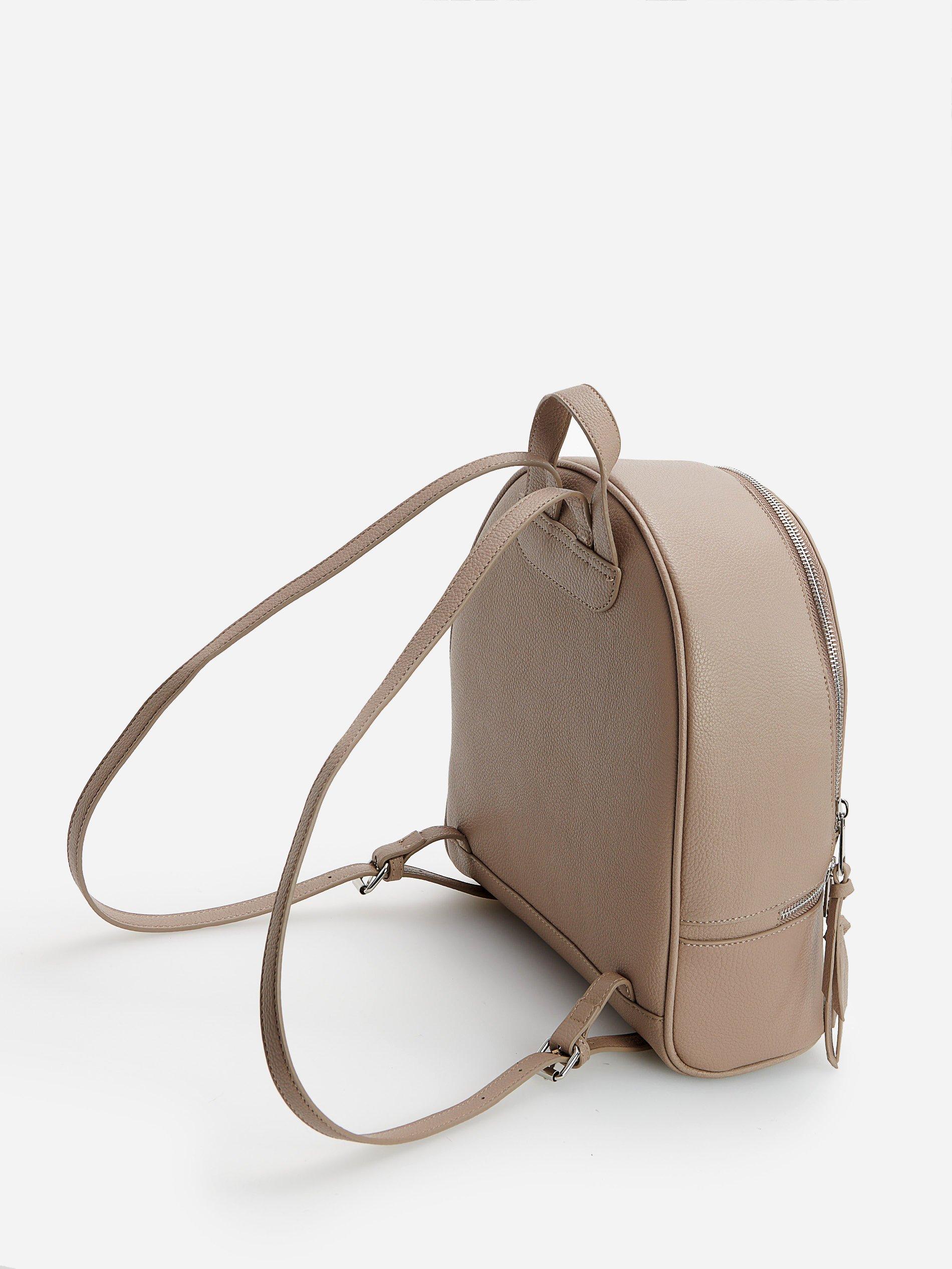 Beige Simple Design Backpack, Women, , large image number 3