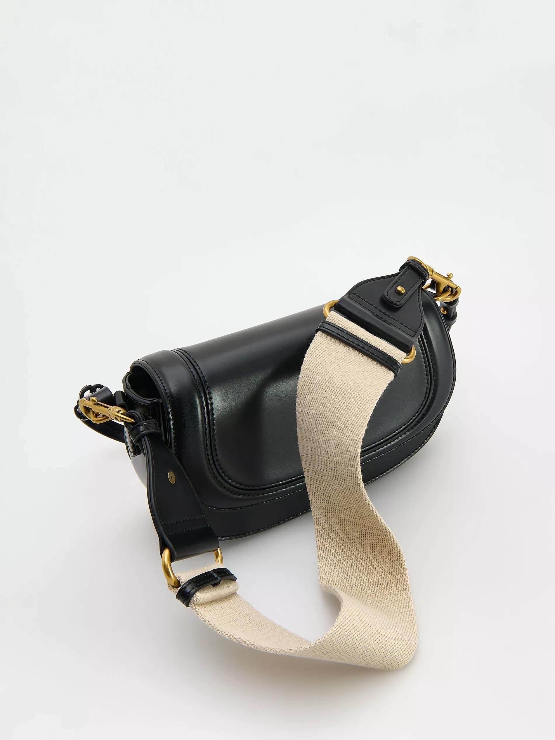 Black Plain Handmade Purse, Black, large image number 3