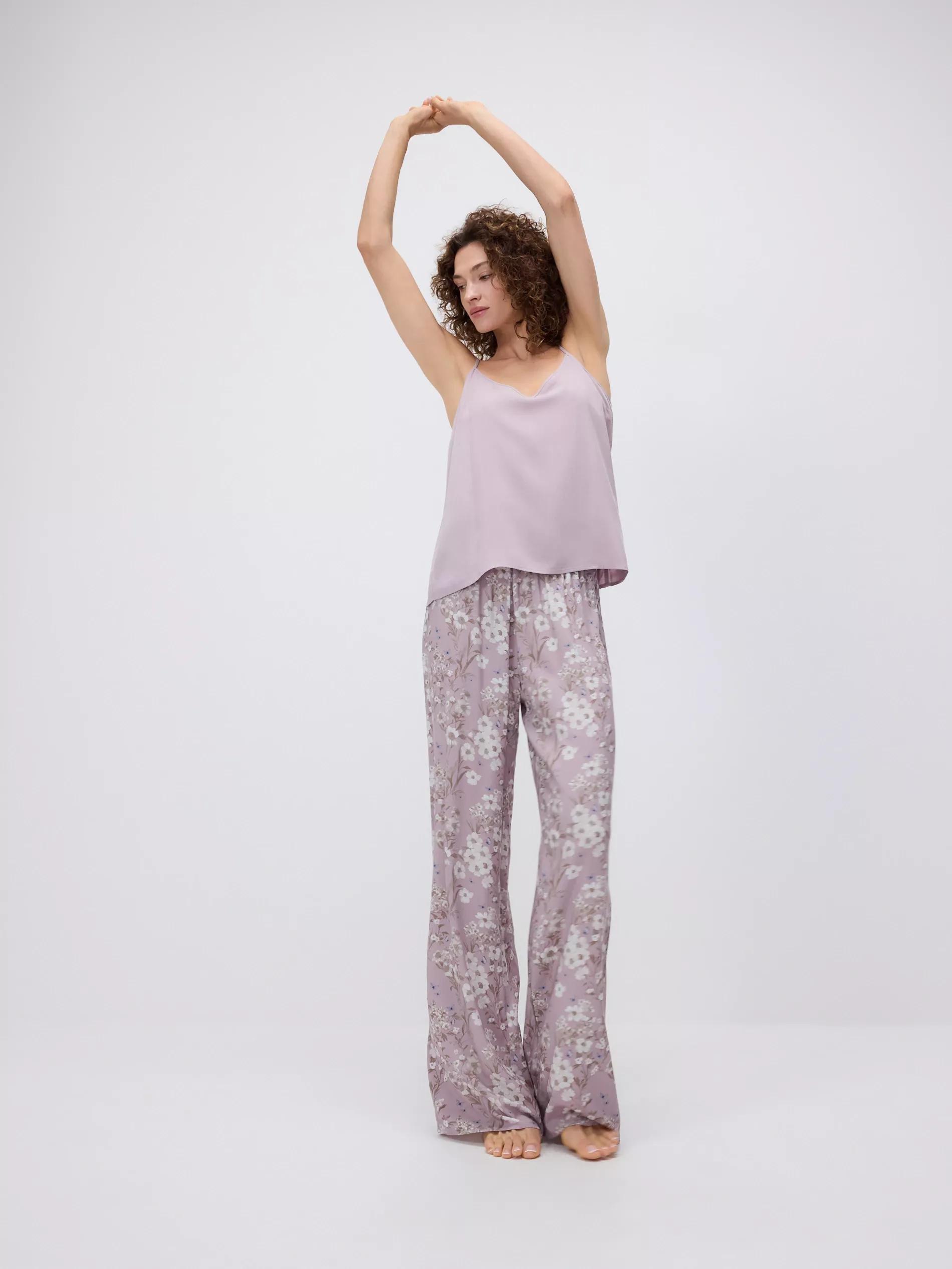 PASTEL PINK Viscose blend two piece pyjama set, , large image number 0