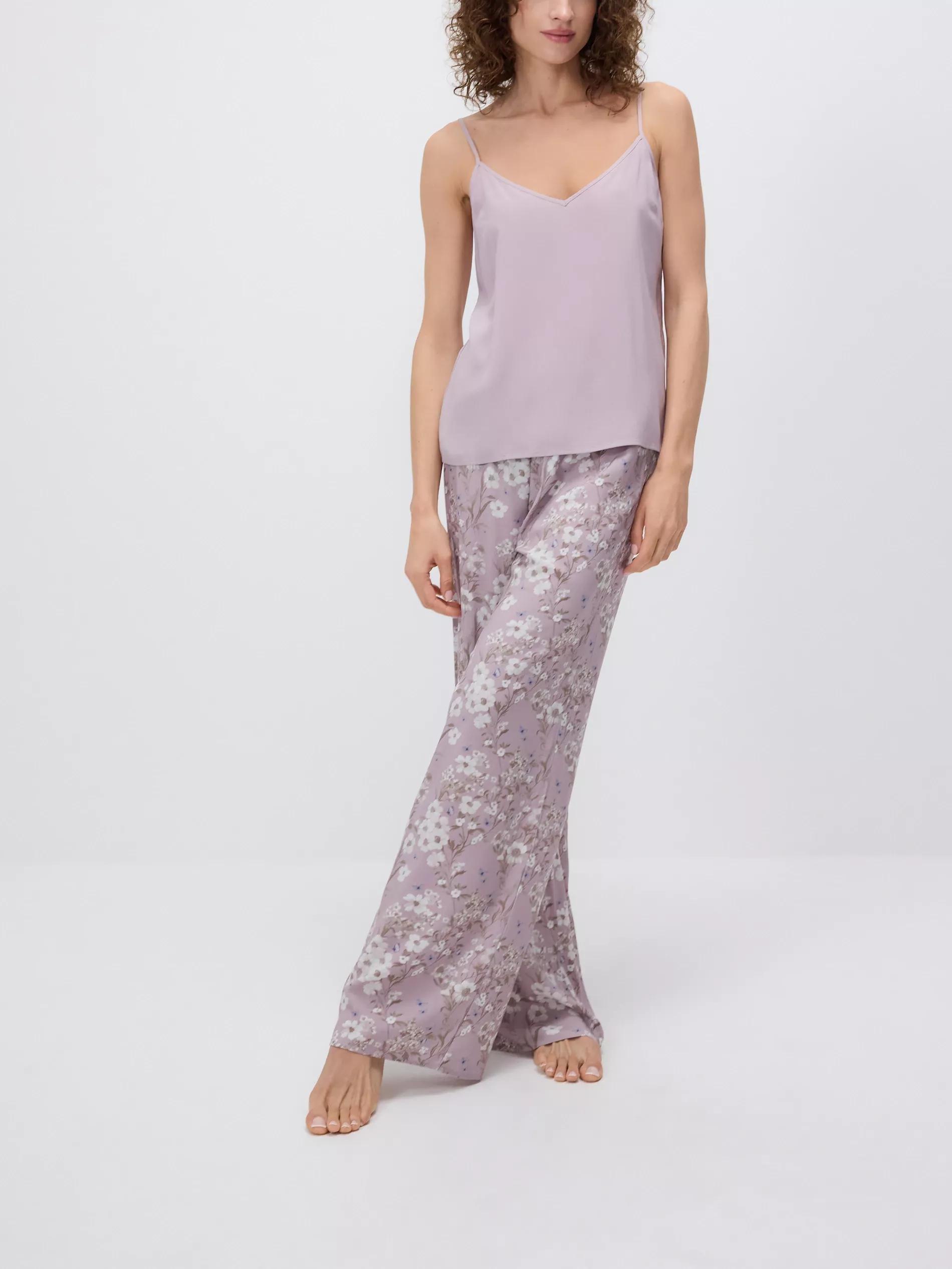 PASTEL PINK Viscose blend two piece pyjama set, , large image number 3