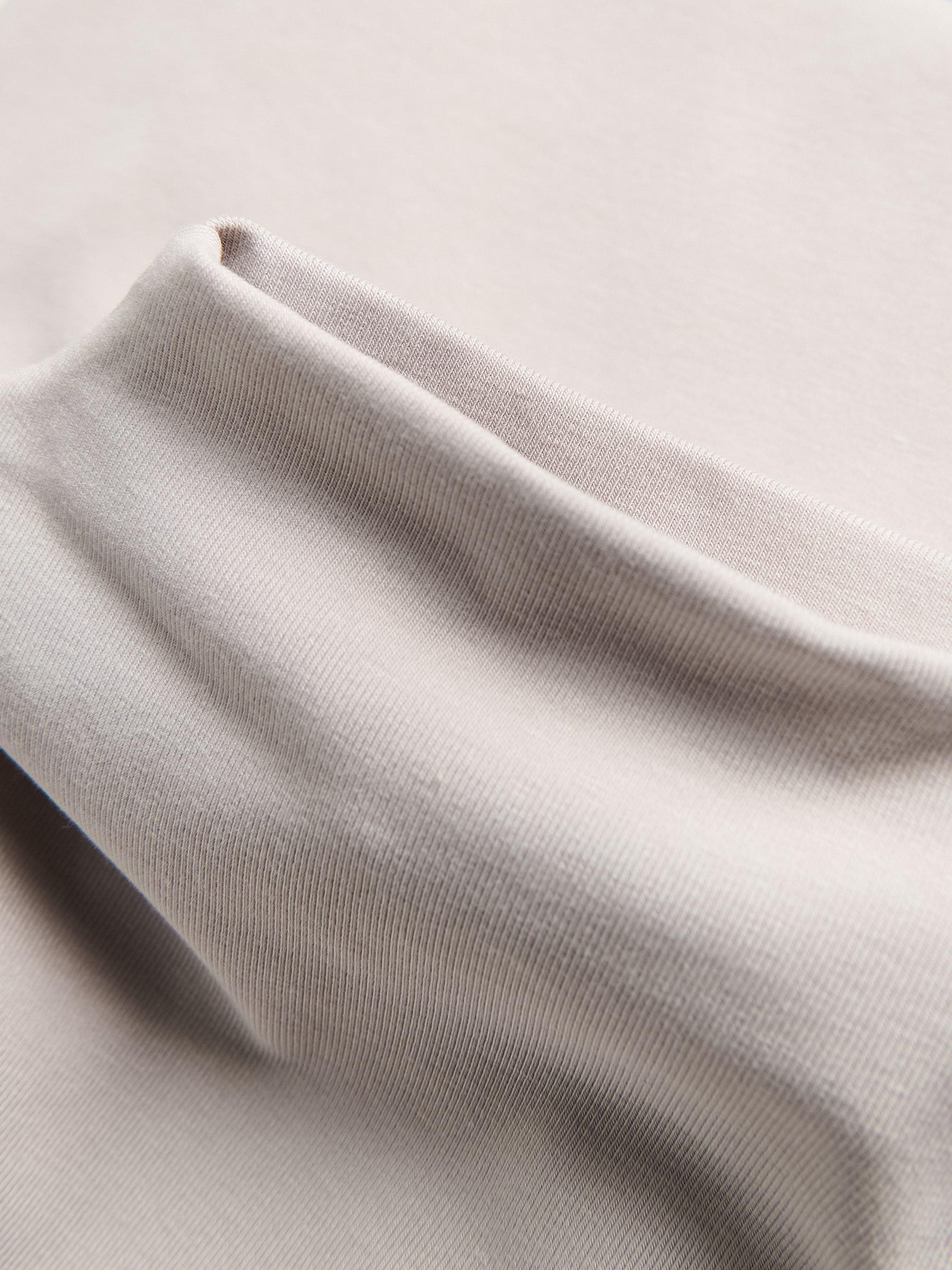 تيشيرت فتحة رقبة عالية بيج, Beige, large image number 5