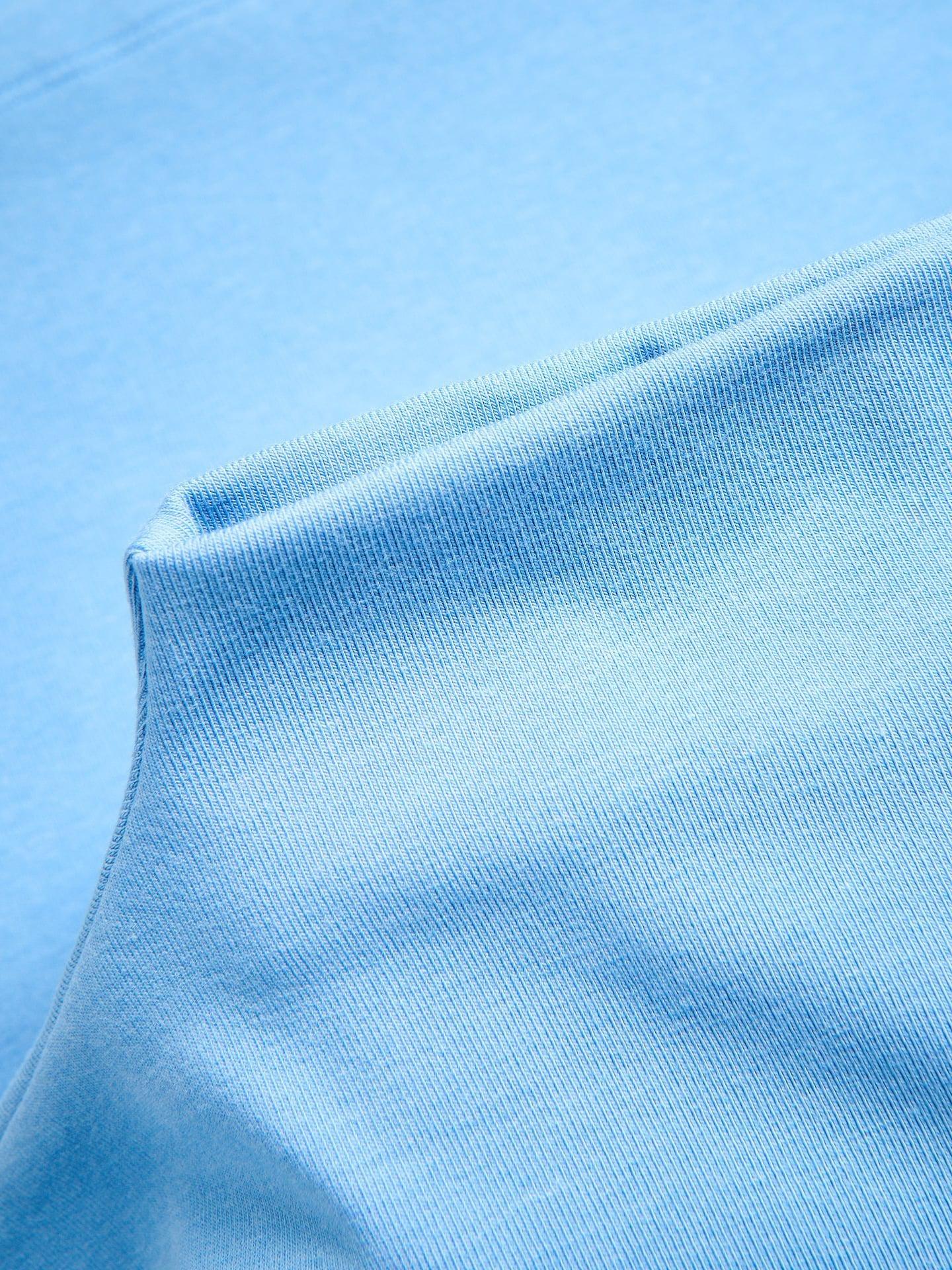 Blue High Neck T-Shirt, Blue, large image number 4