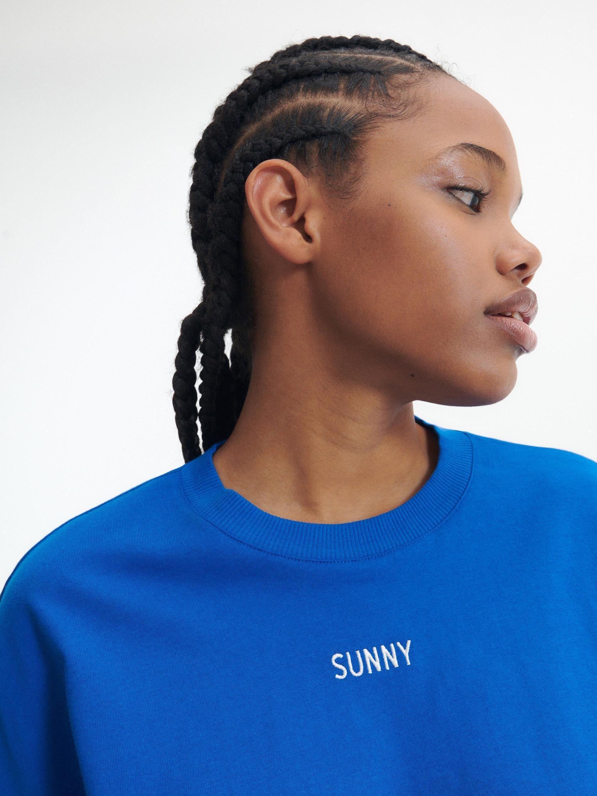 Navy T-Shirt With Embroidery, , large image number 1