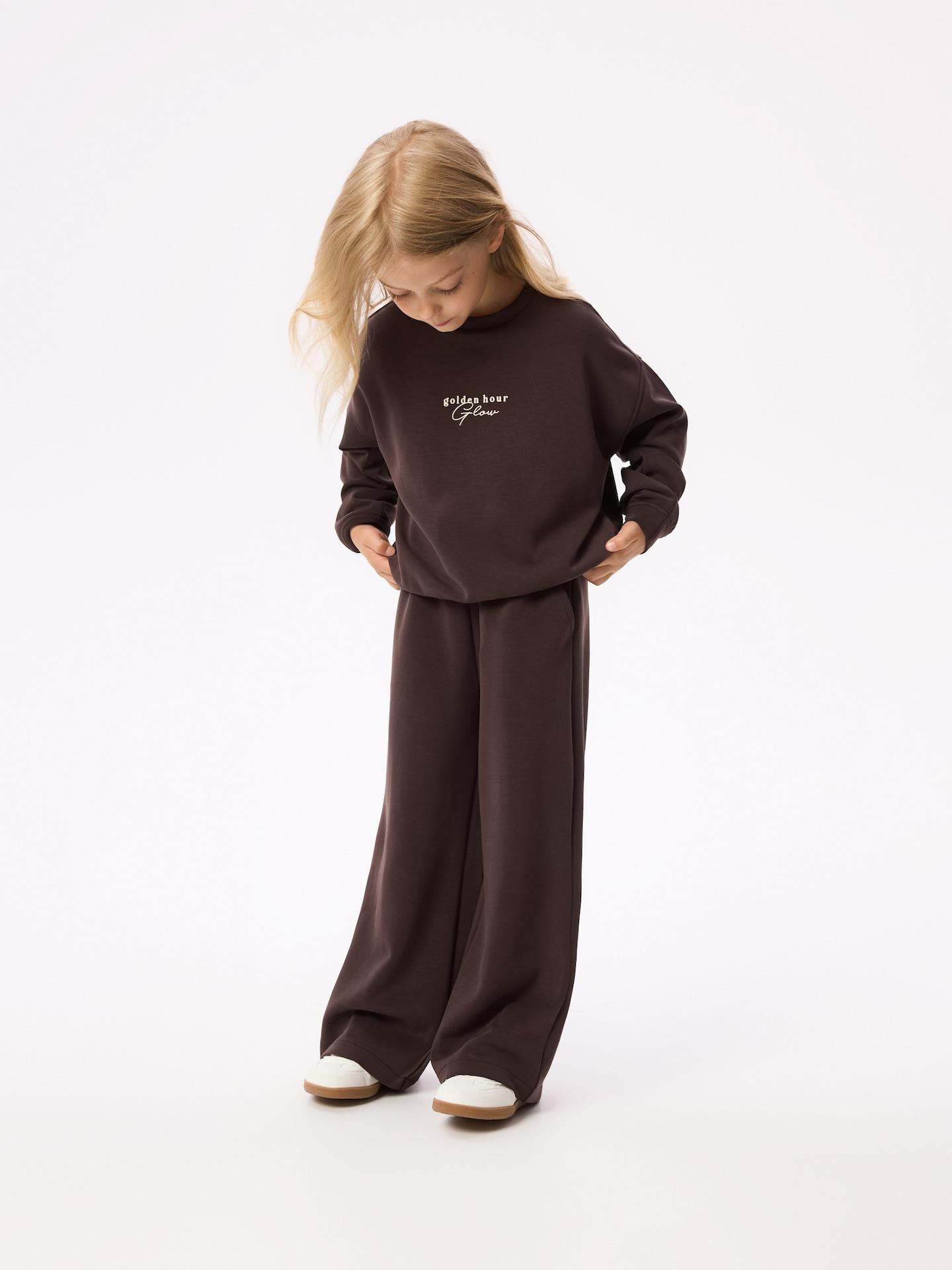Brown Modal Blend Sweatshirt, Brown, large image number 1