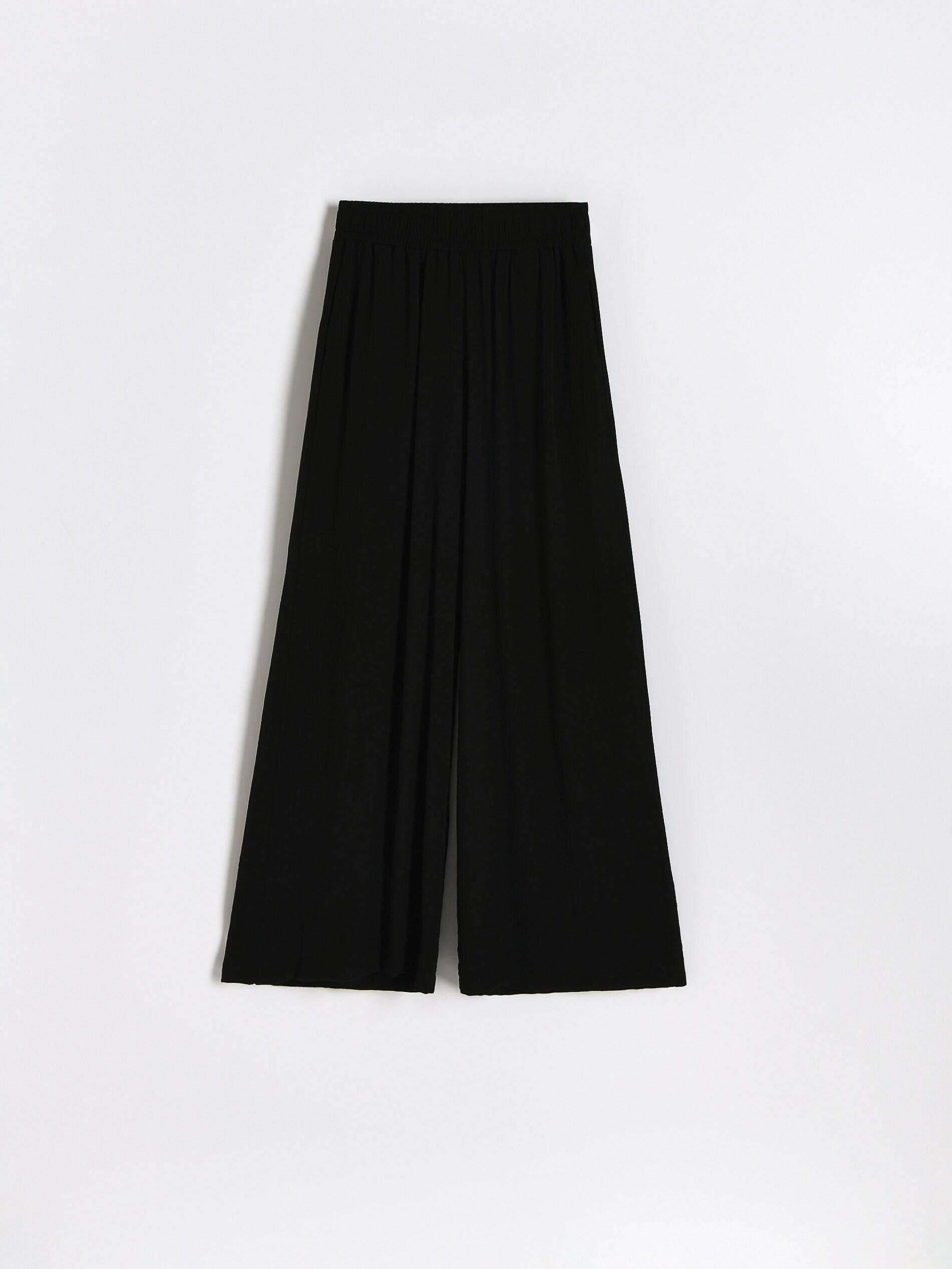 Black Viscose Trousers , , large image number 4