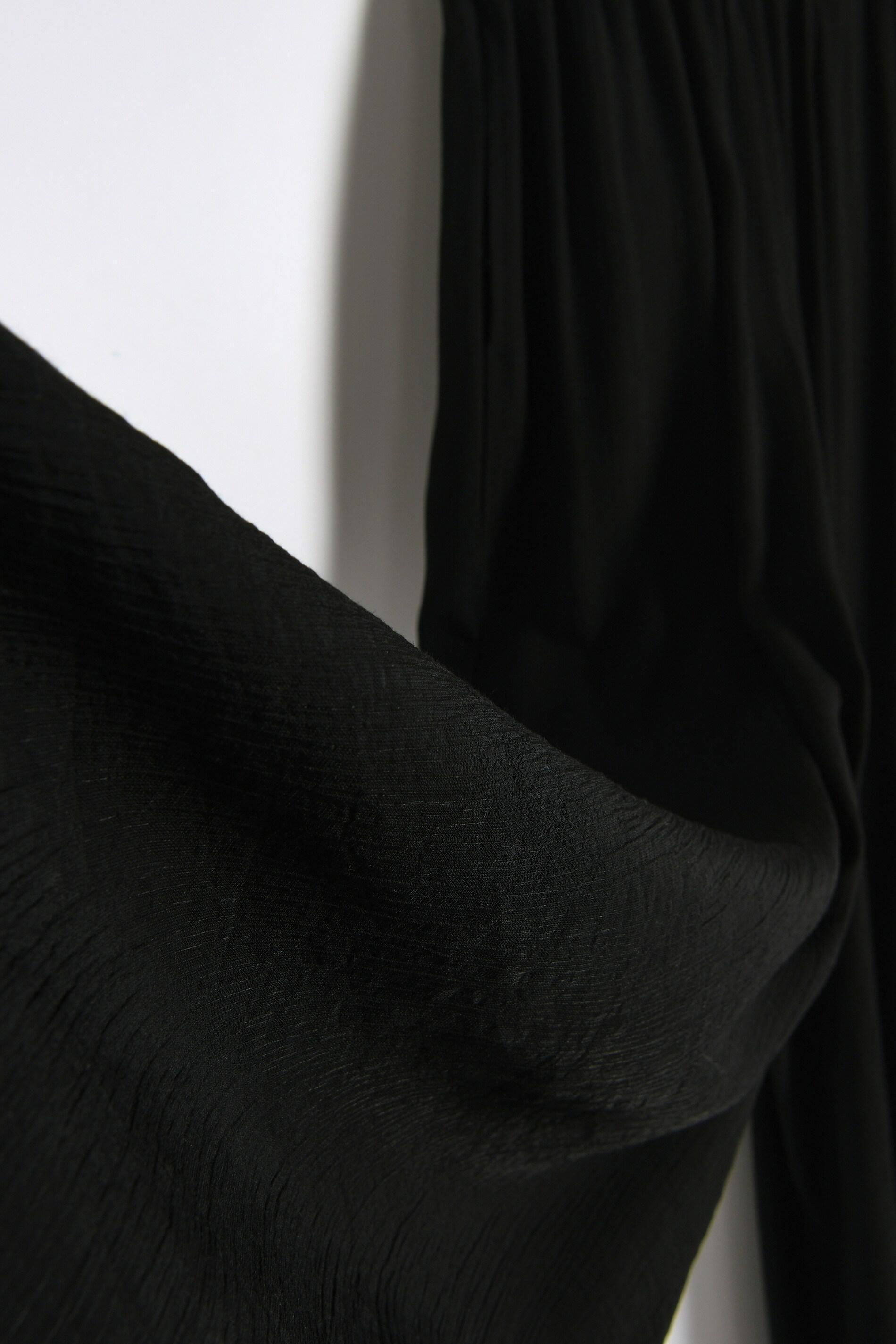 Black Viscose Trousers , , large image number 5