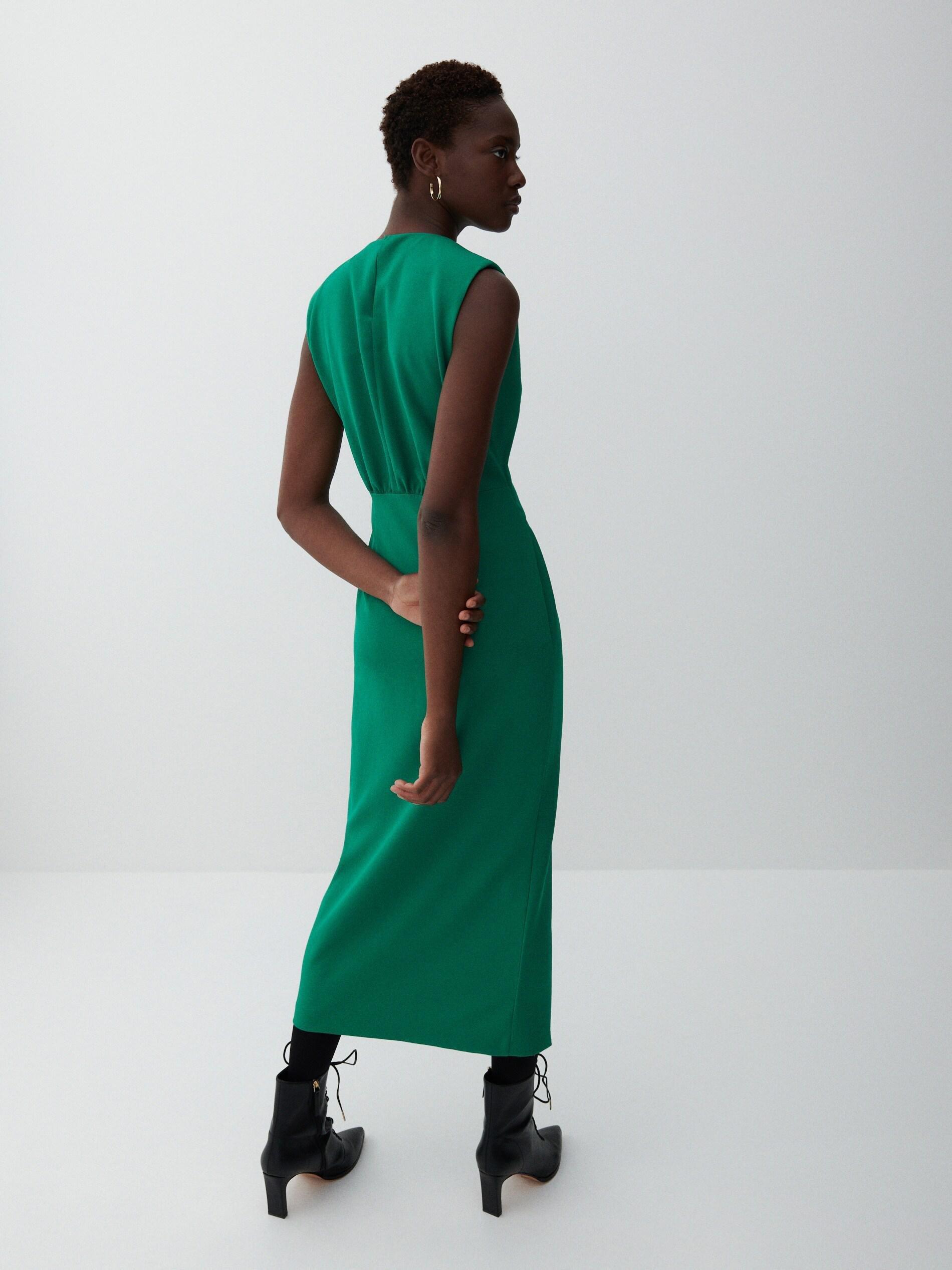 Fresh Green Midi Dress, Women, , large image number 7