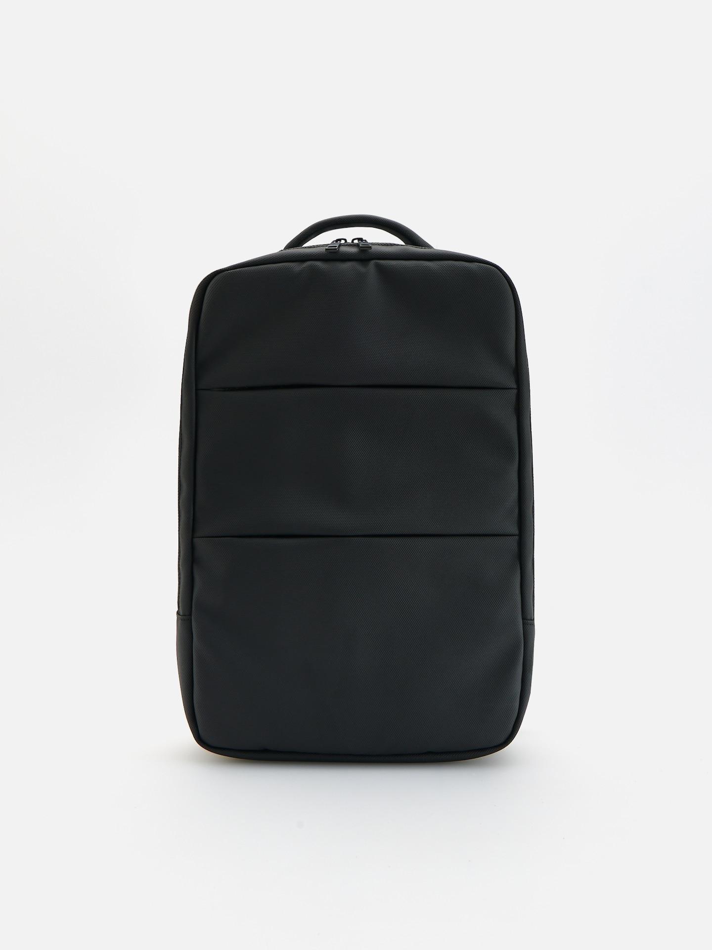 Black Backpack With Handle, Black, medium