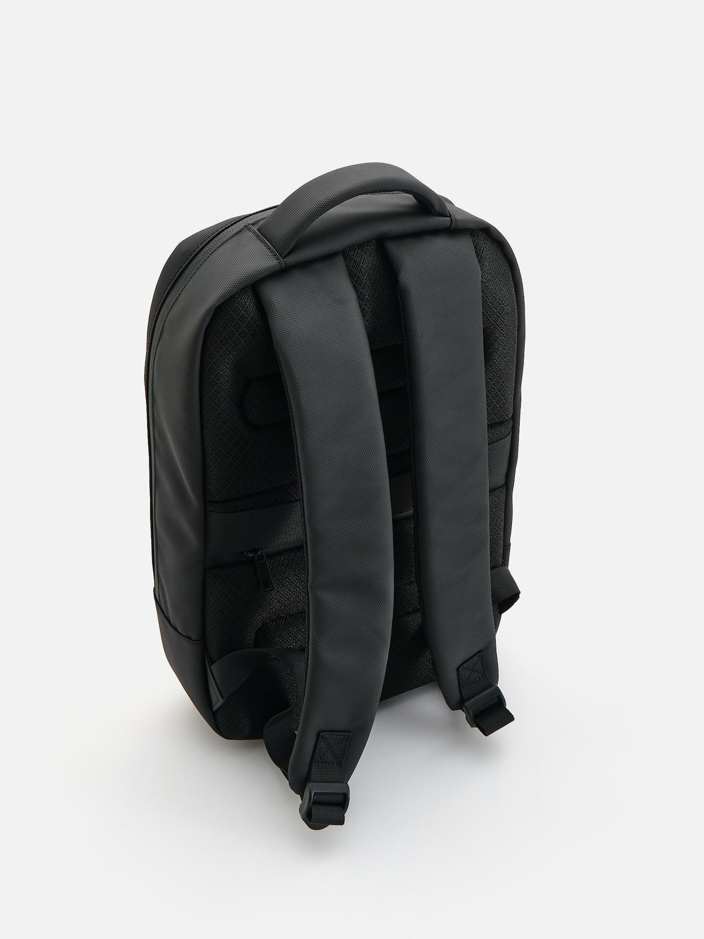 Black Backpack With Handle, Black, large image number 3