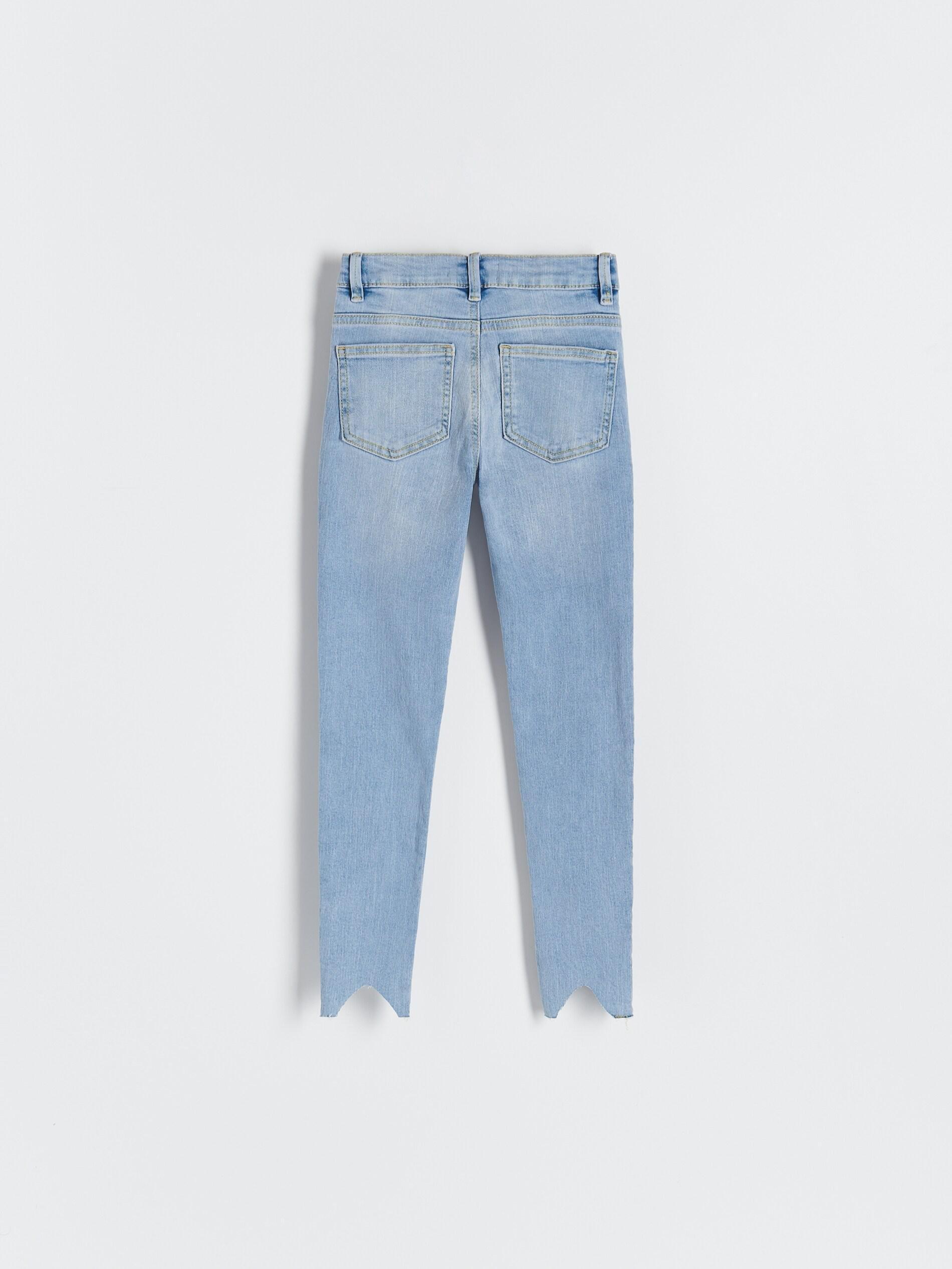 Blue Ripped slim jeans, , large image number 8