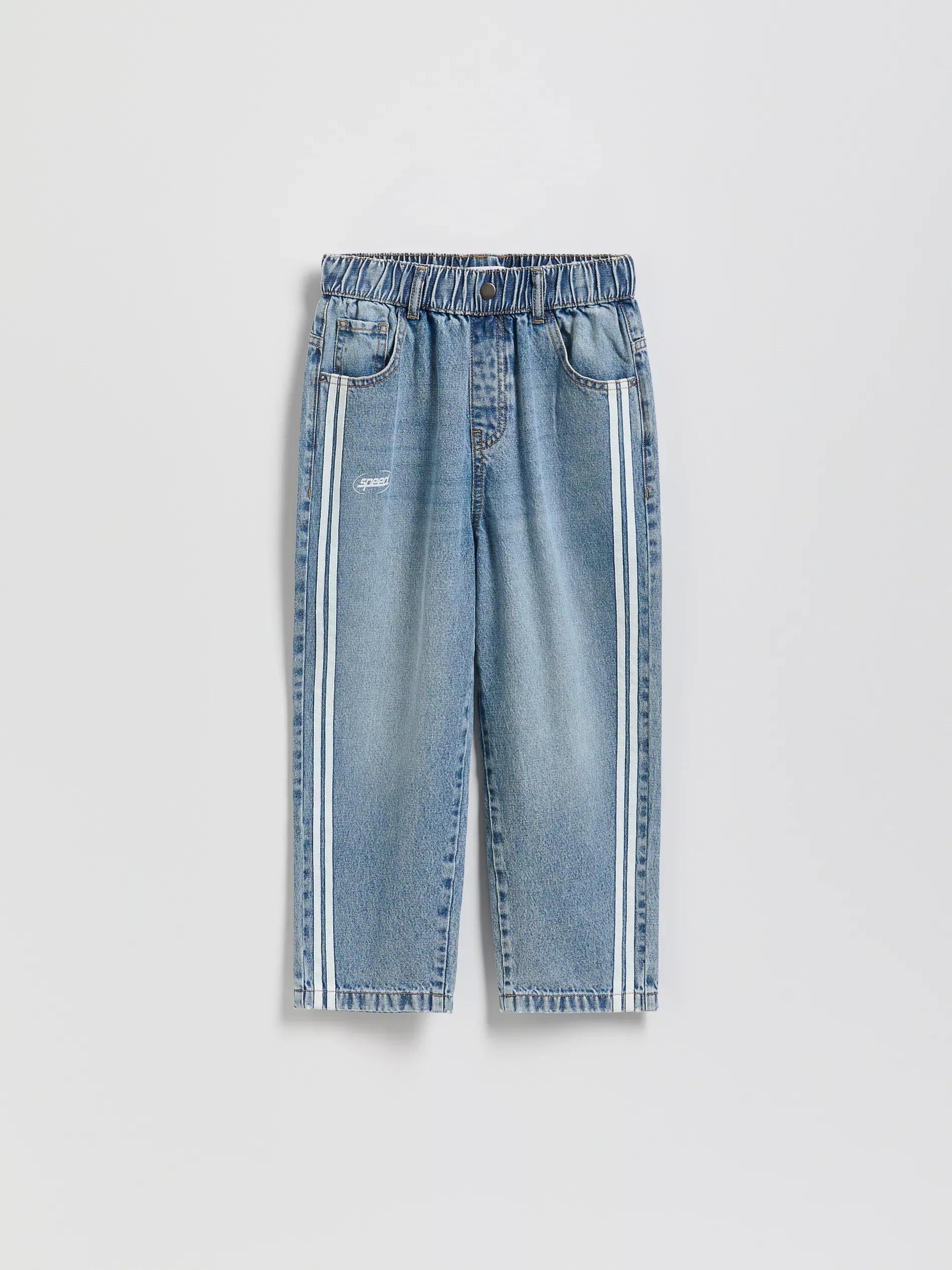 Blue Baggy Fit Jeans, Blue, medium