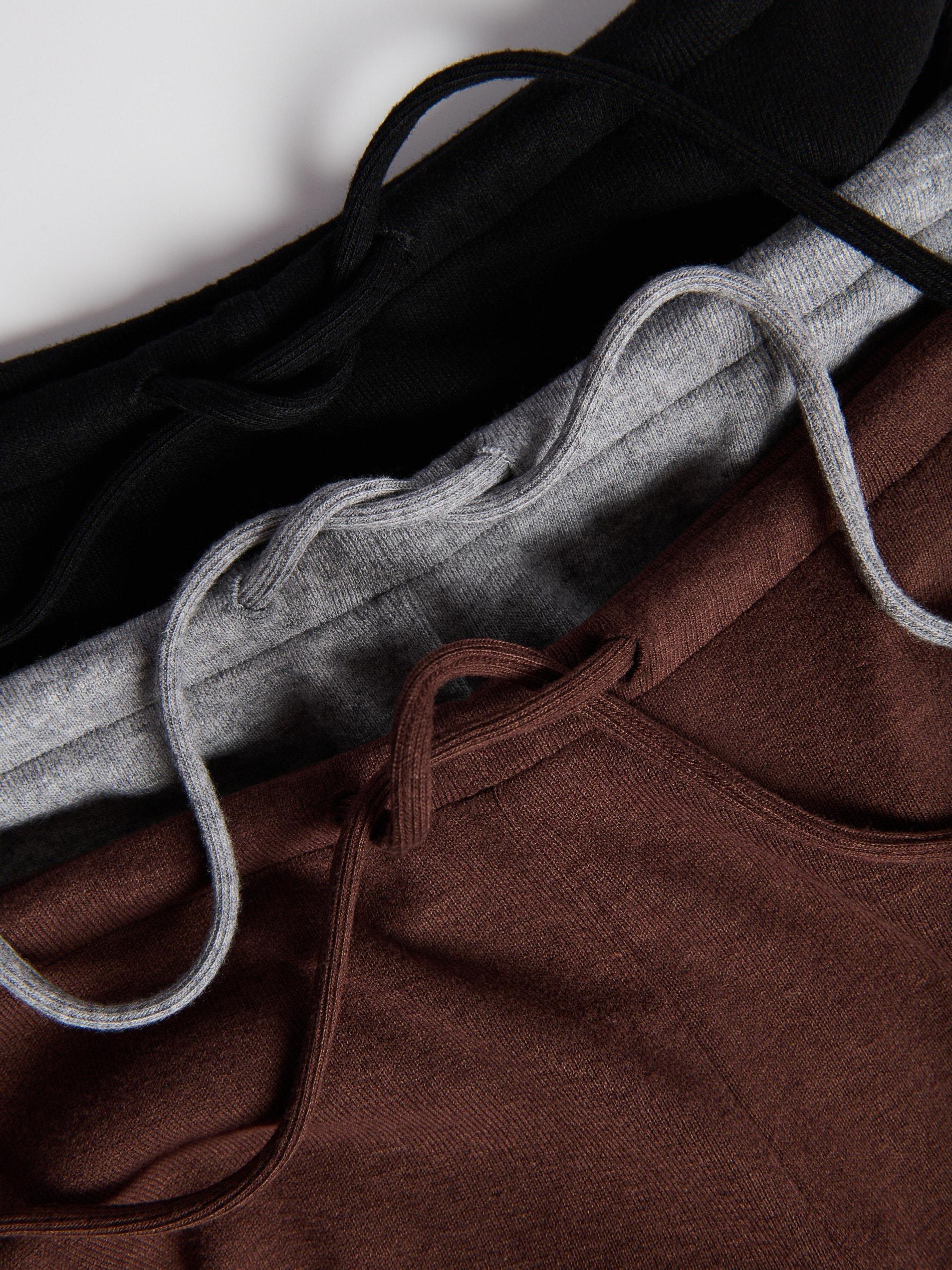 Grey Viscose Blend Flare Trousers, Grey, large image number 4