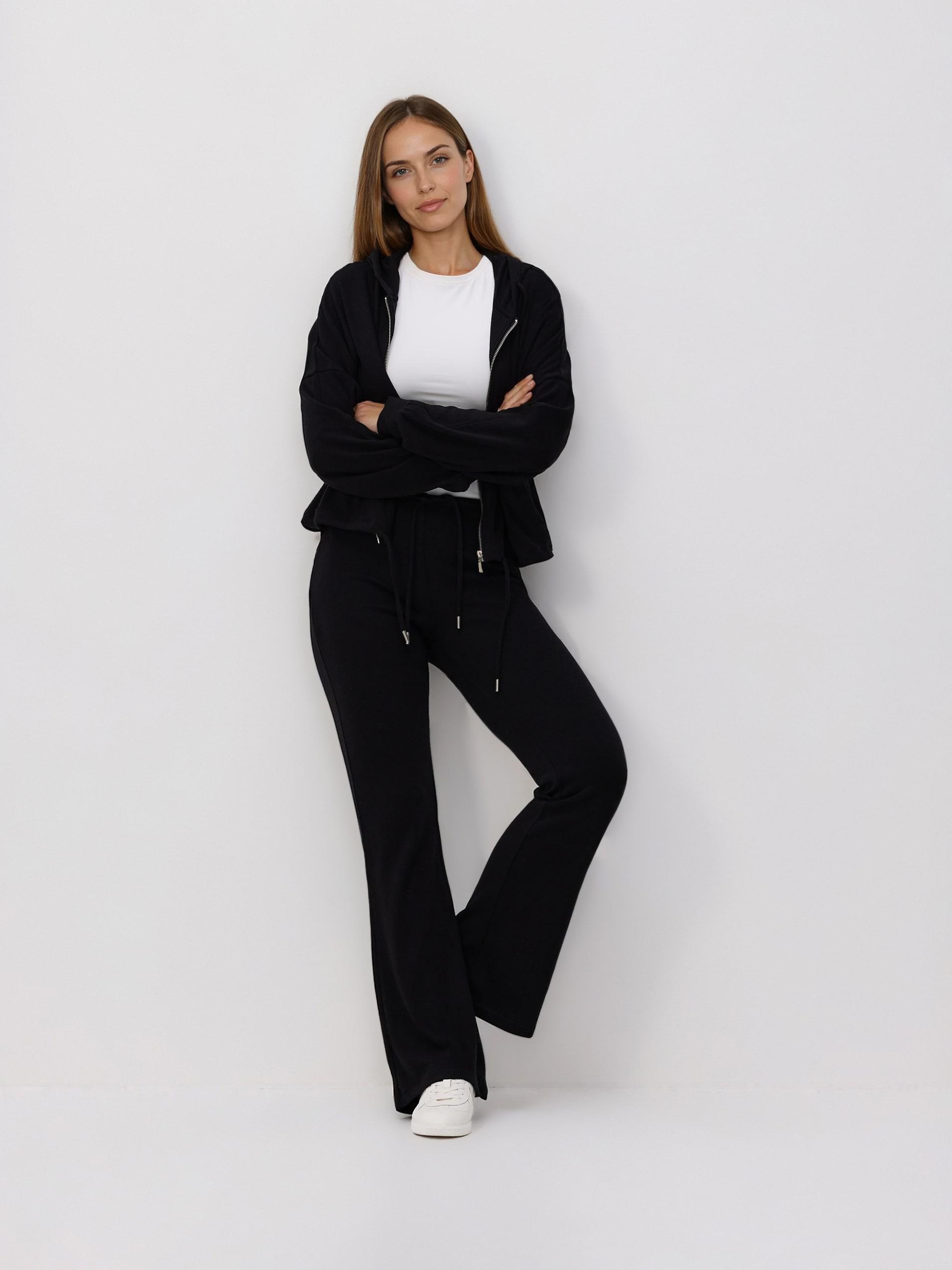 LADIES` TROUSER S BLACK, Black, large image number 0