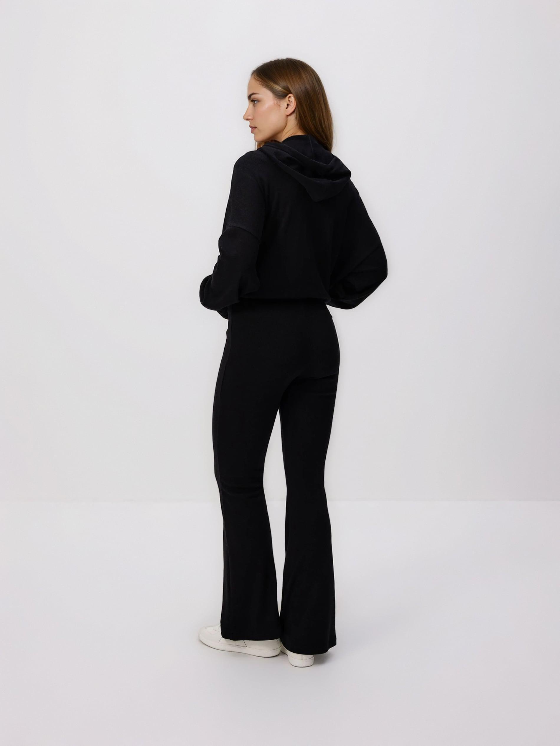 LADIES` TROUSER S BLACK, Black, large image number 2