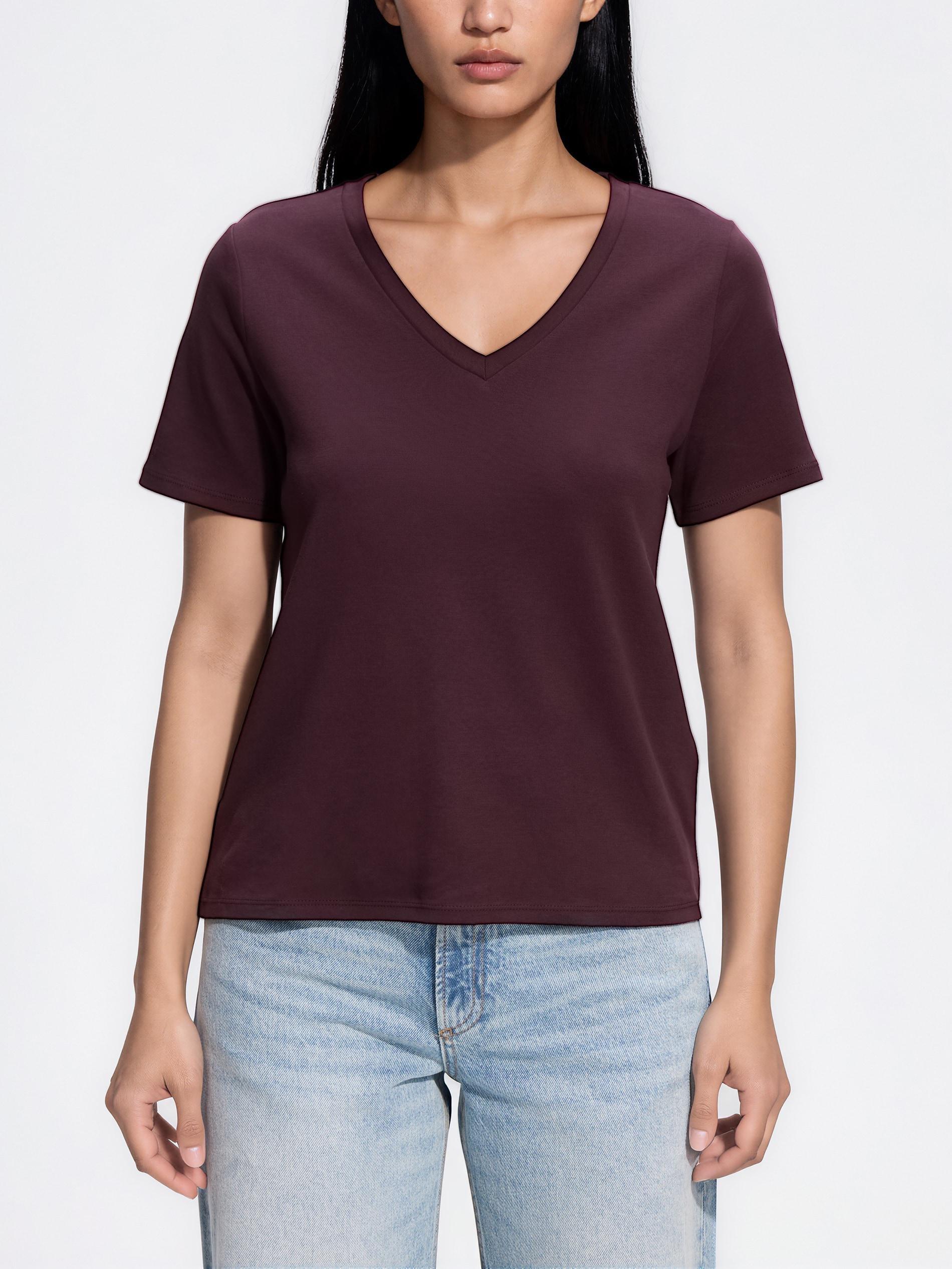 Brown Cotton T-Shirt, Brown, medium