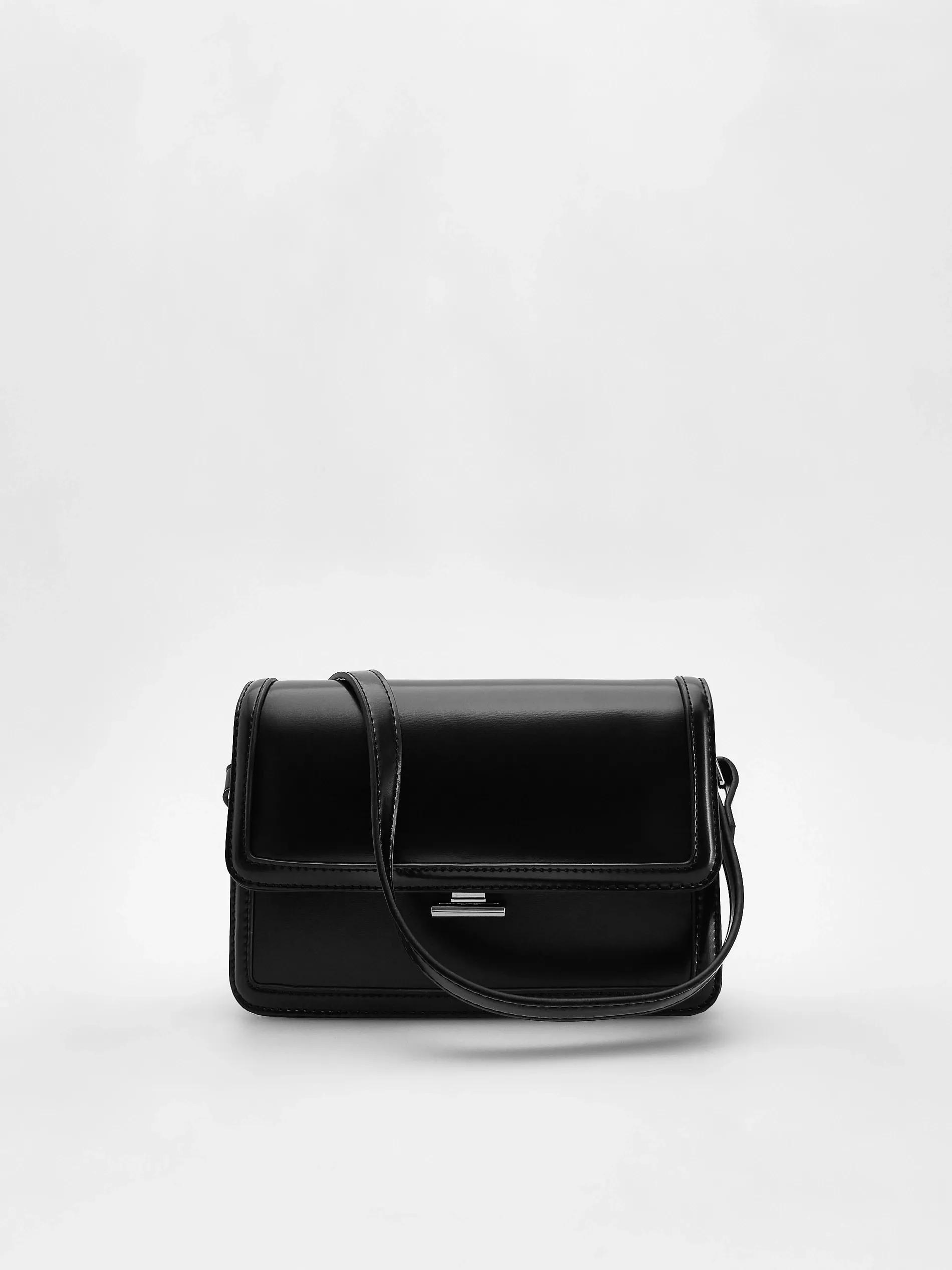 Black Crossbody Bag, Black, large image number 2