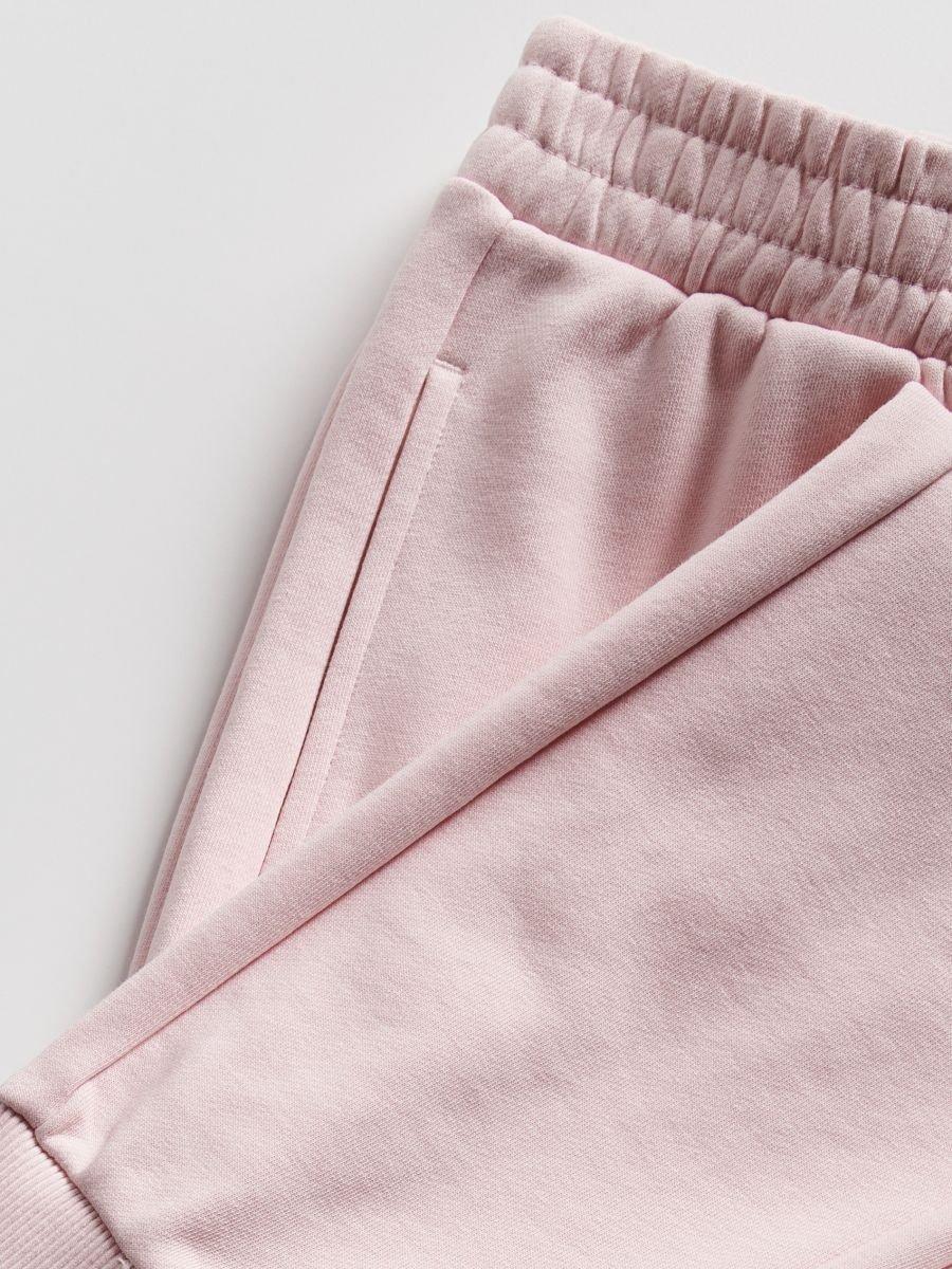 Pink Sweatpants With Cuffs, Pink, large image number 0