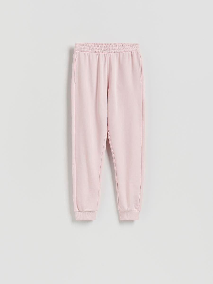 Pink Sweatpants With Cuffs, Pink, large image number 1