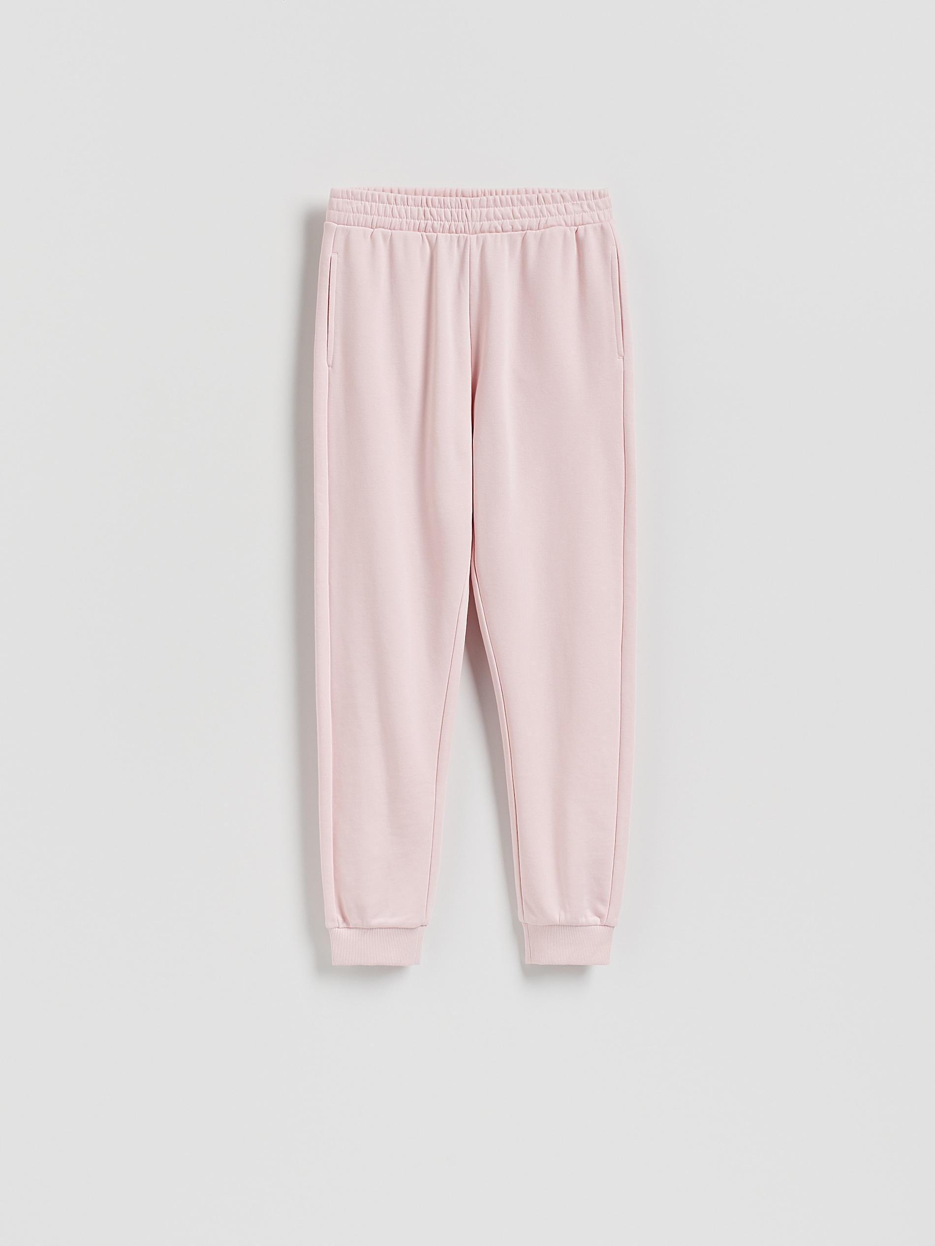 Pink Sweatpants With Cuffs, Pink, medium