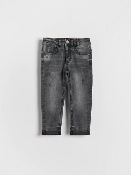Reserved - Light Grey Regular Fit Jeans, Kids Boy