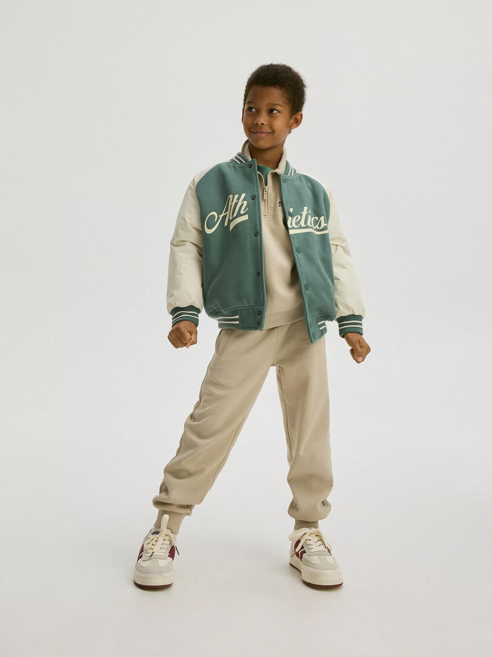 Green bomber jacket boys clearance