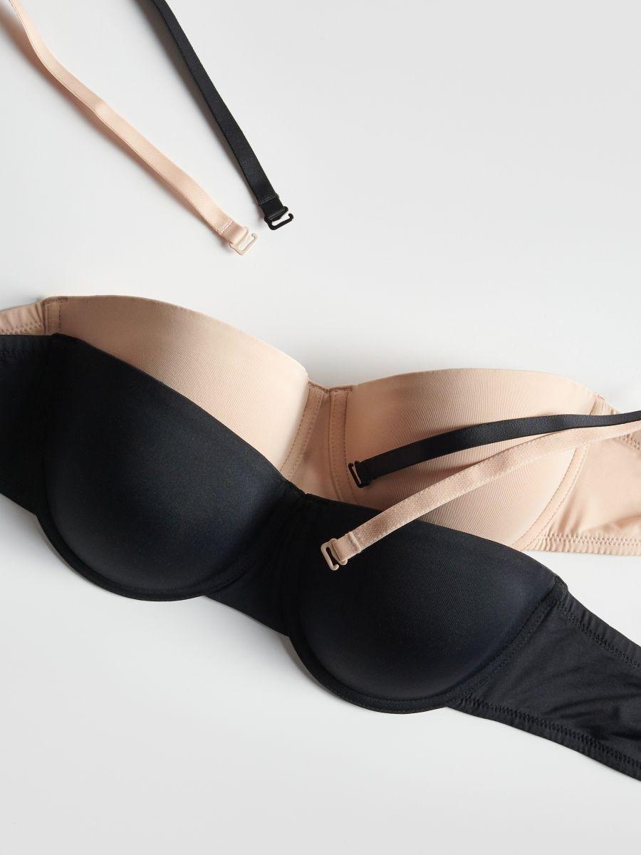 Black Multi Bra, , large image number 1